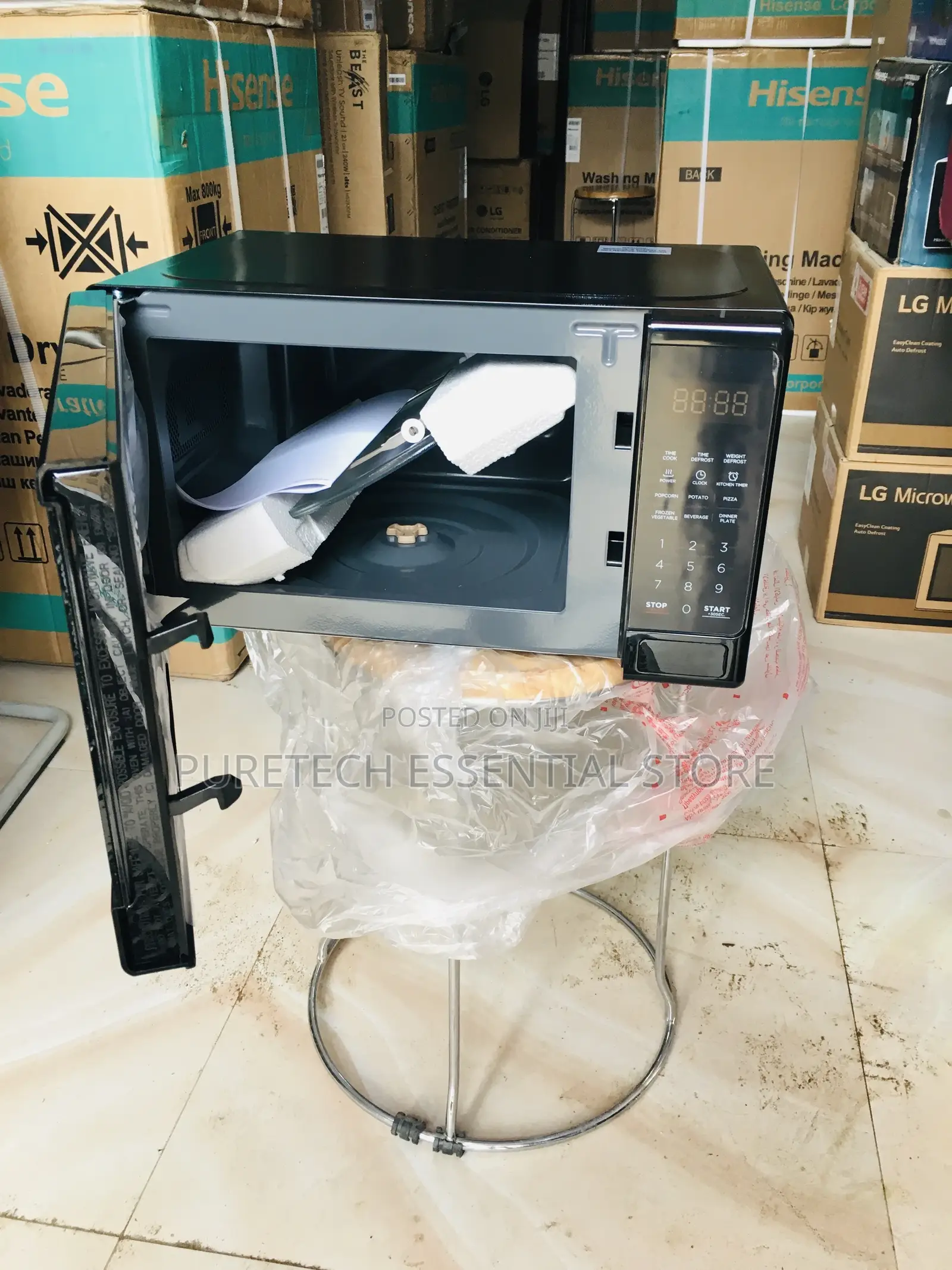 New Maxi 20liters Black Digital Microwave Oven