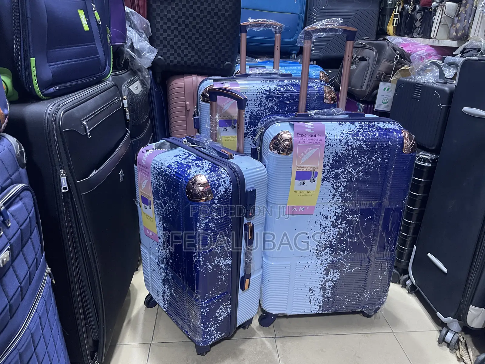 Quality Navy Blue Plastic Set