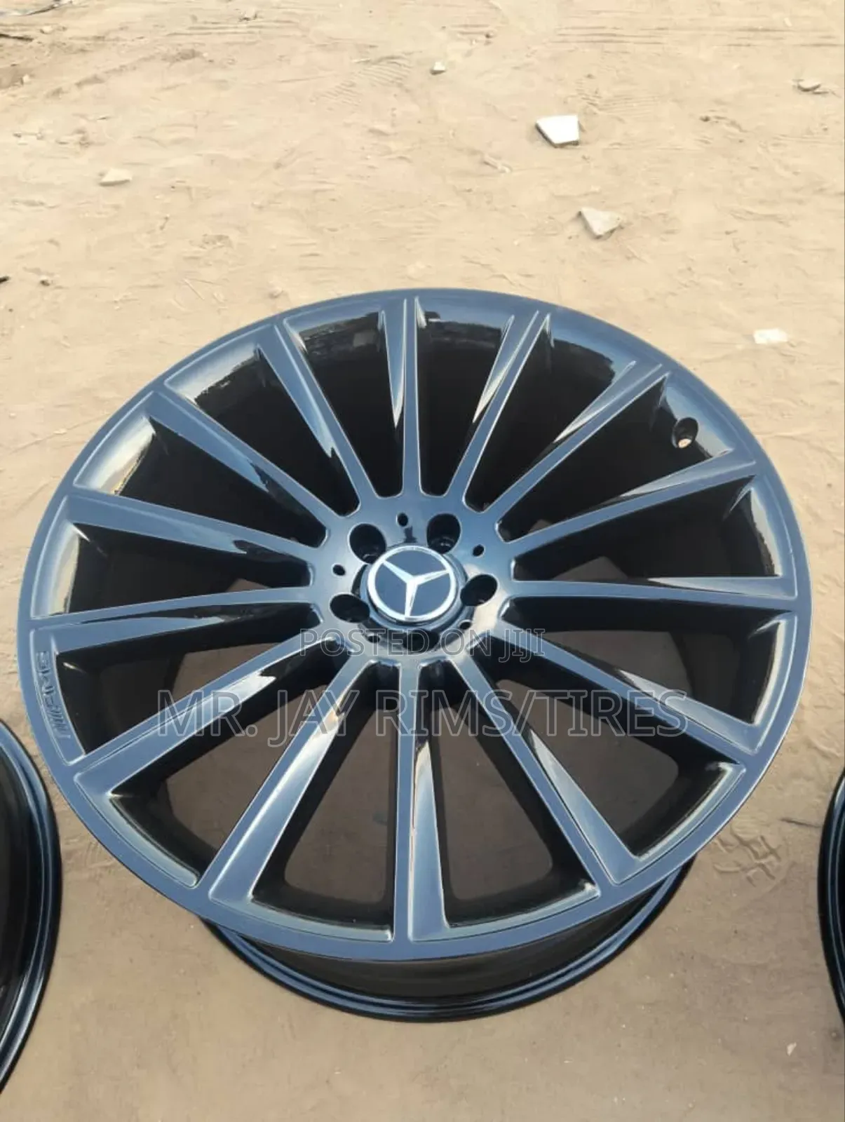Pure Black 18inch Rims for Mercedes Benz