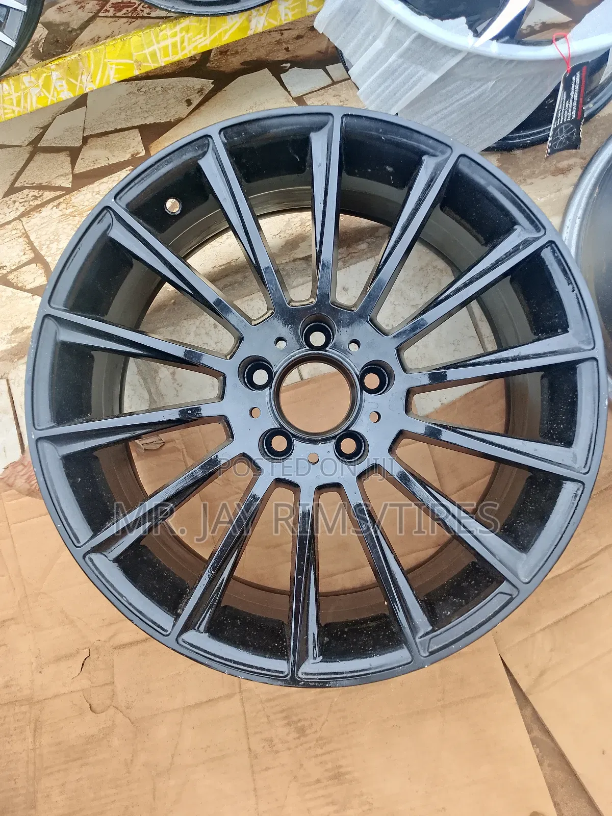 Pure Black 18inch Rims for Mercedes Benz