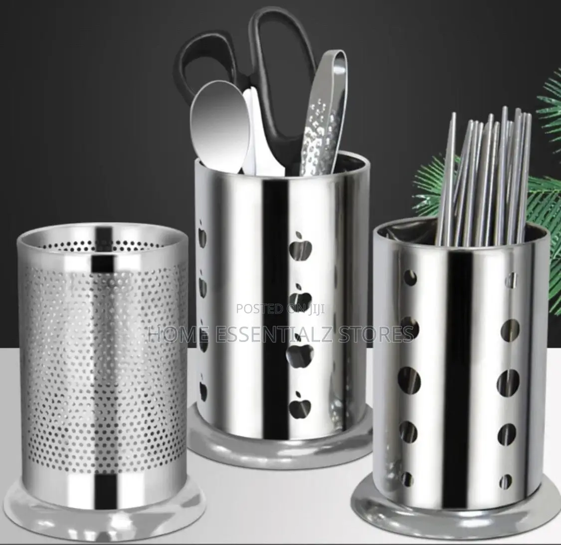 Cutlery Holders Drainer - Stainless Steel Gold and Silver