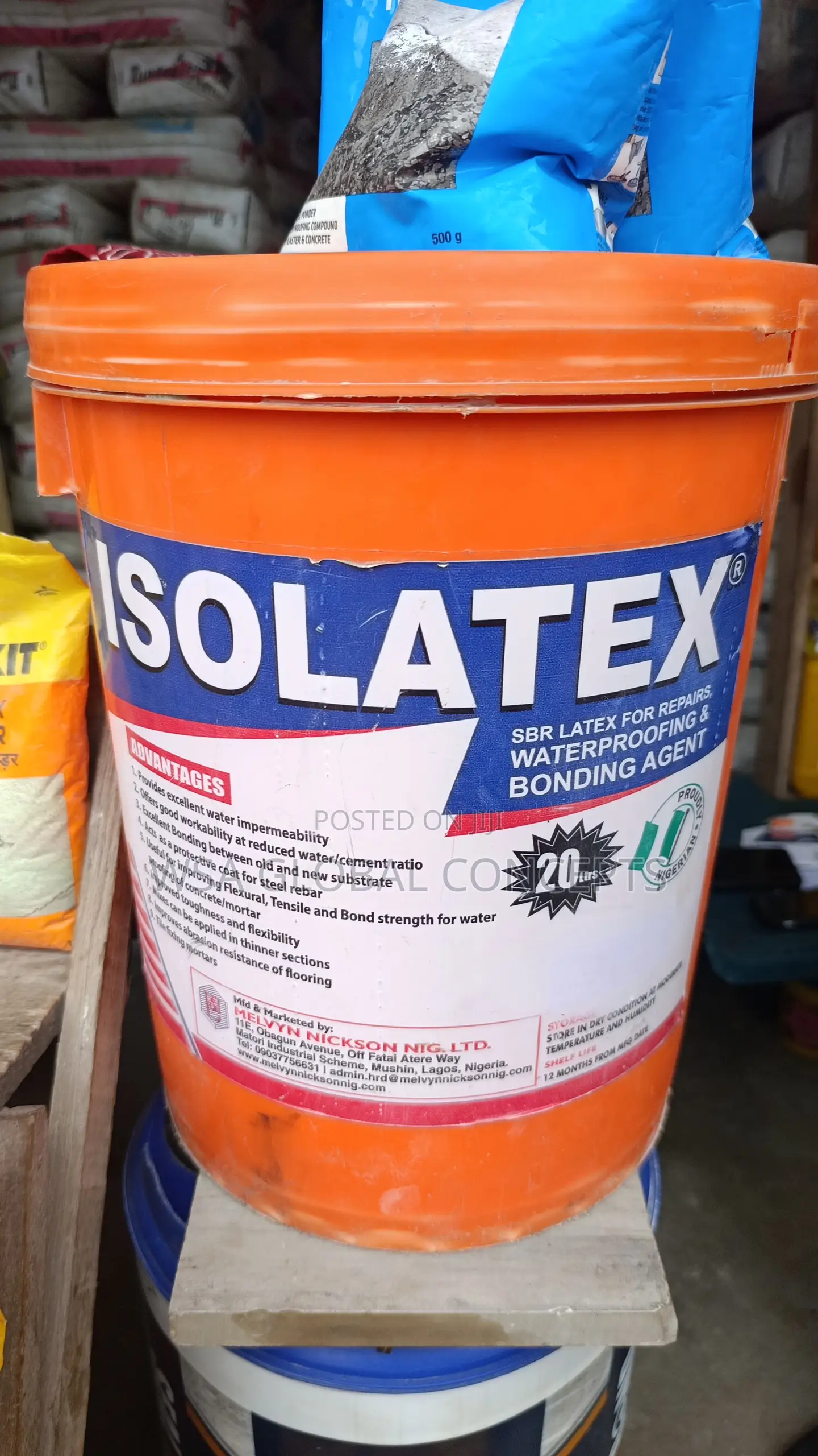 20 Liters Isolatex Waterproofing and Bonding