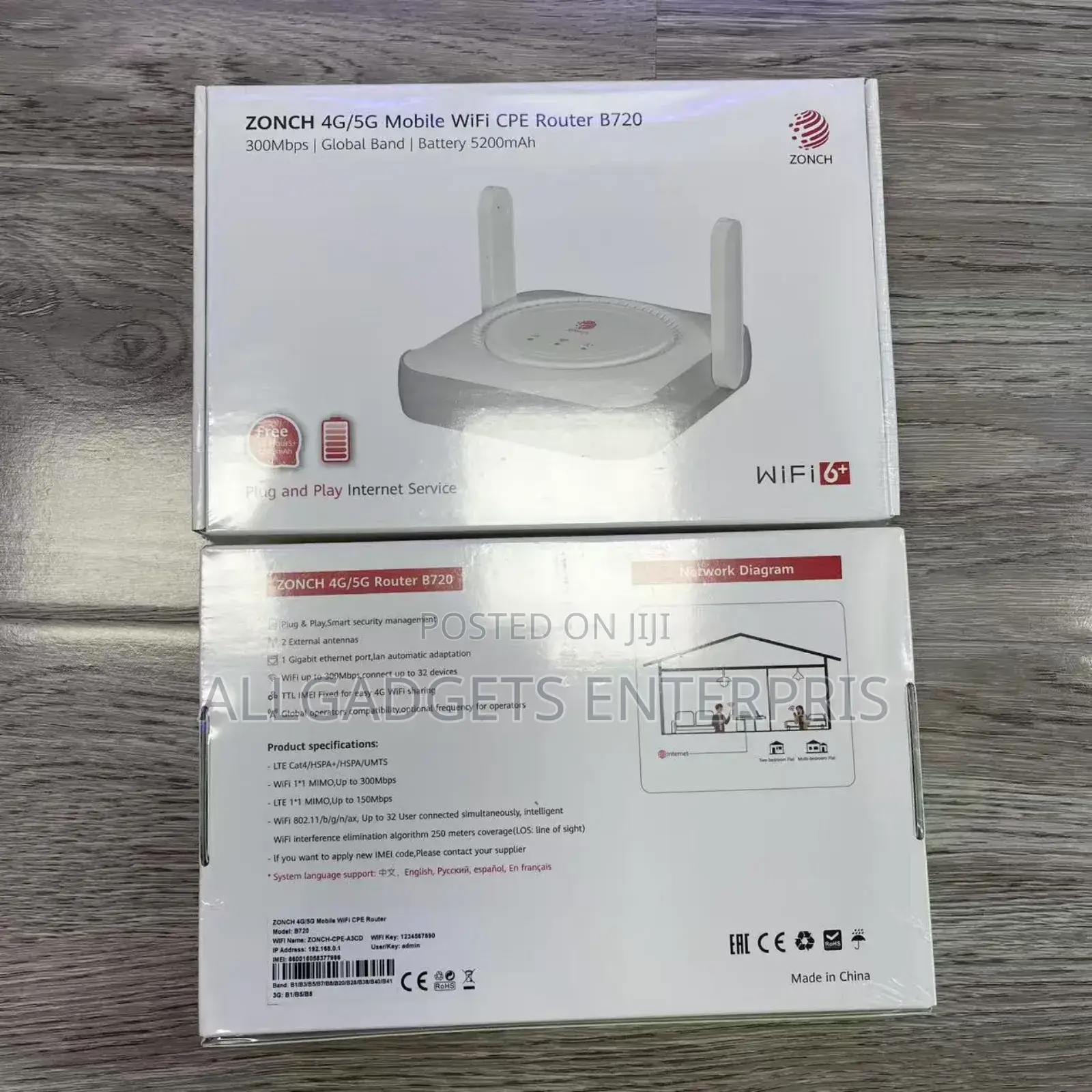 5g 4g Router B535 Pro+ for All Networks Universal