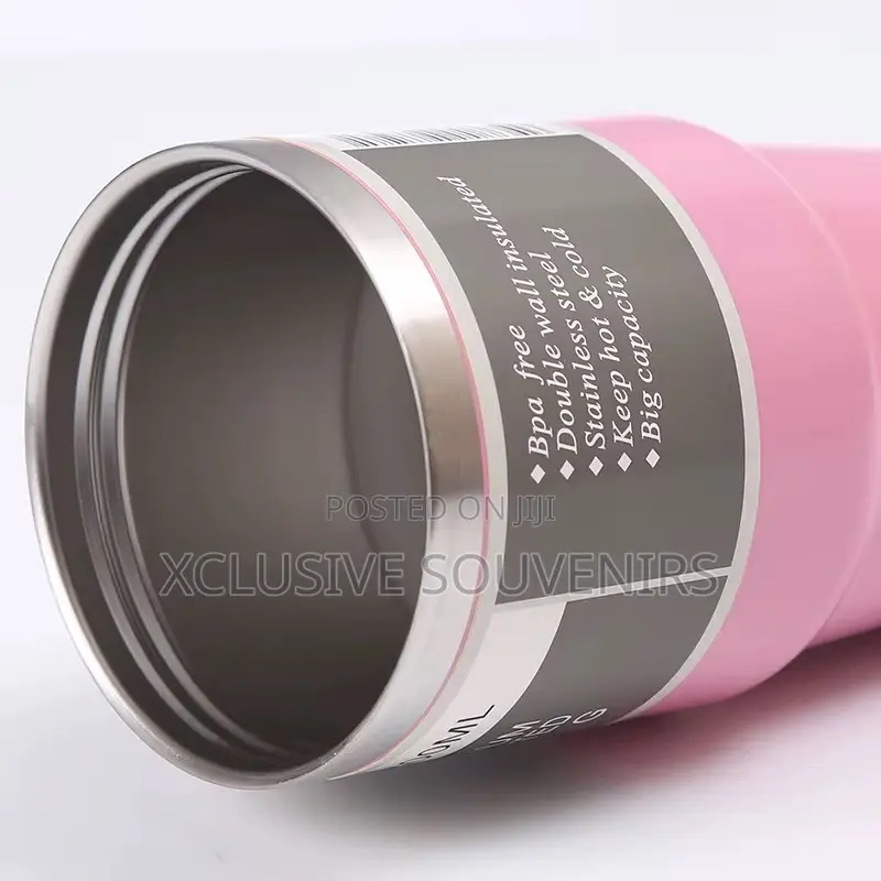 600ml Stainless Steel Vacuum Insulated Tumbler With Straw And Lid