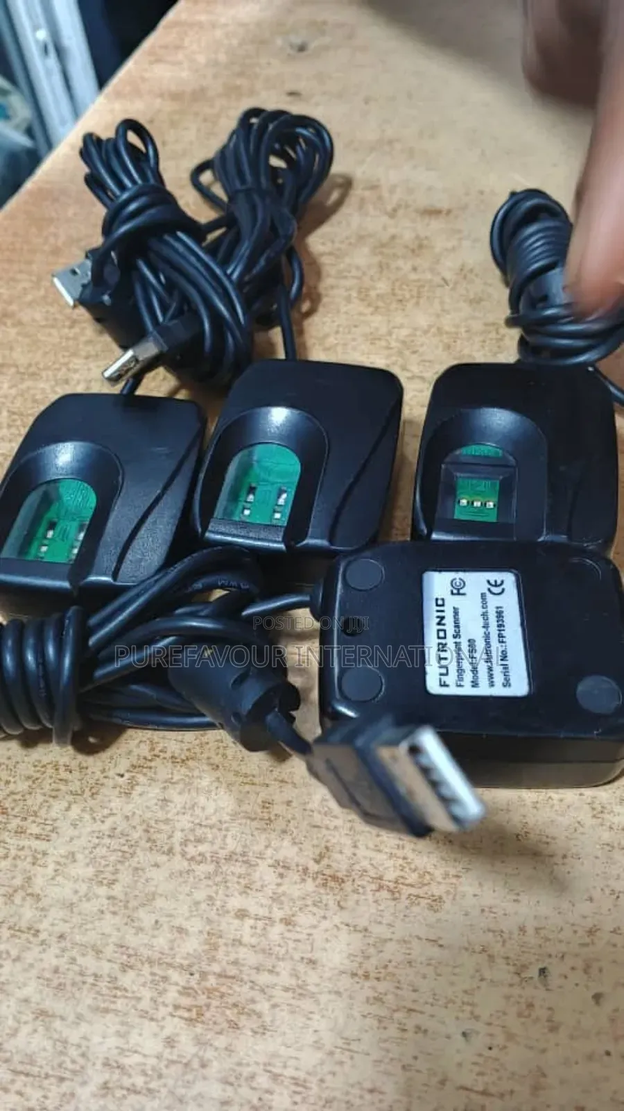 Uk Used Futronic Fs80h Usb Fingerprint Scanner With LFD
