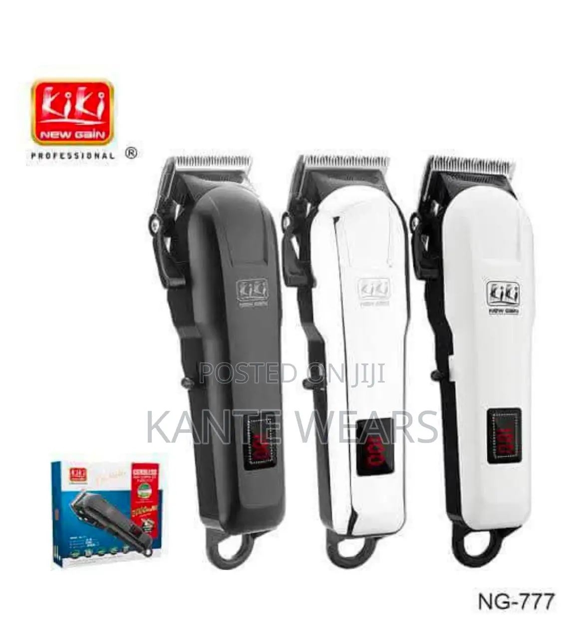 Original Rechargable Cordless Digital Clipper -