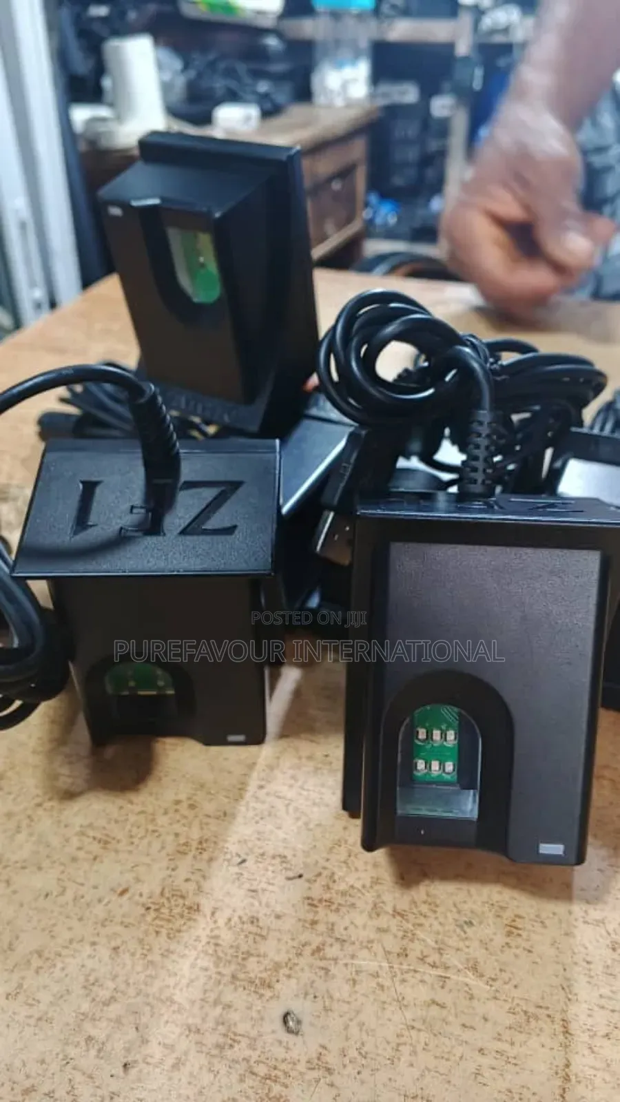 Uk Used Dermalog Zf1 USB Fingerprint Scanner – Optical, High-Security