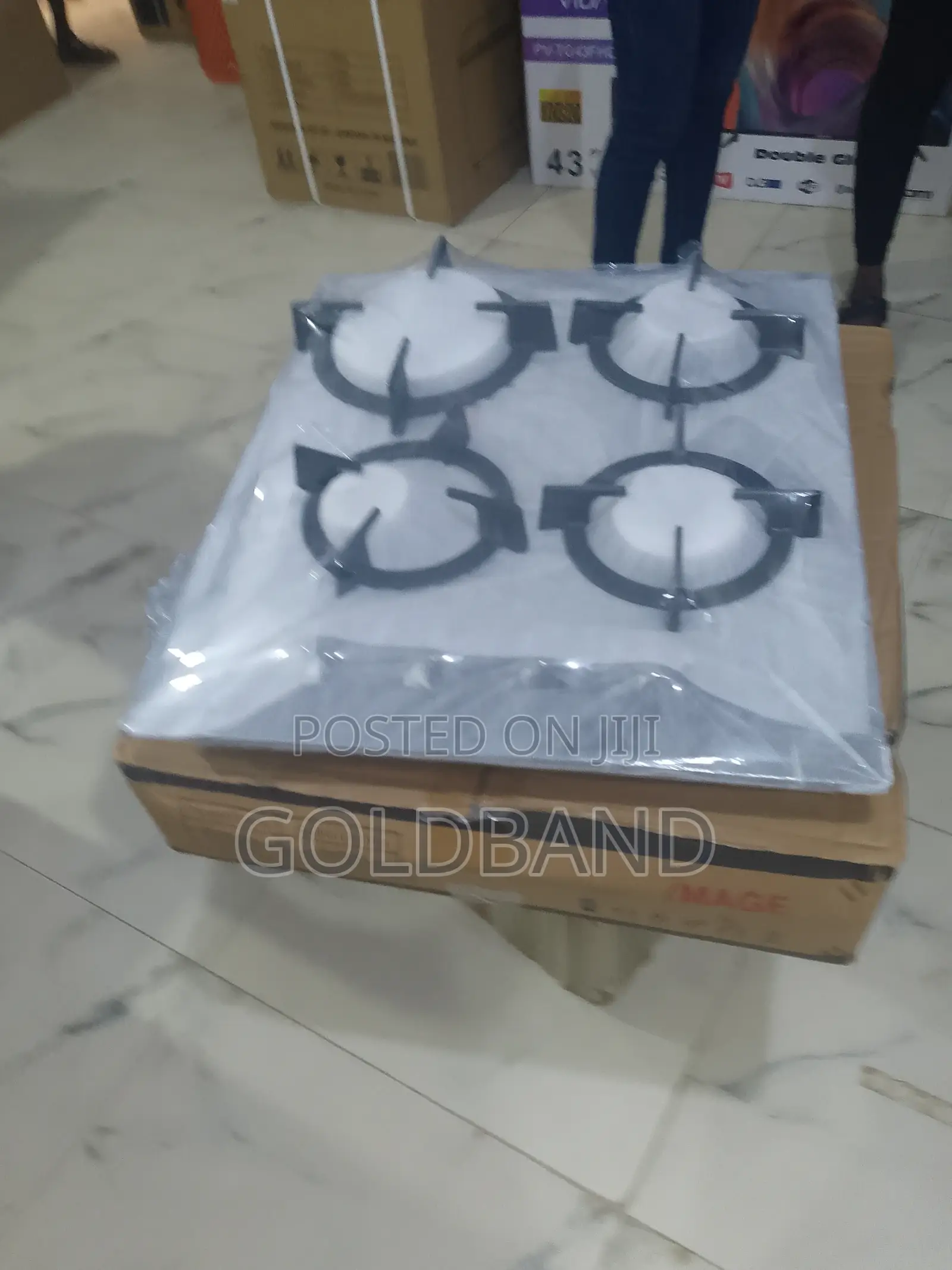 Stainless Steel 4-Burner Gas Stove