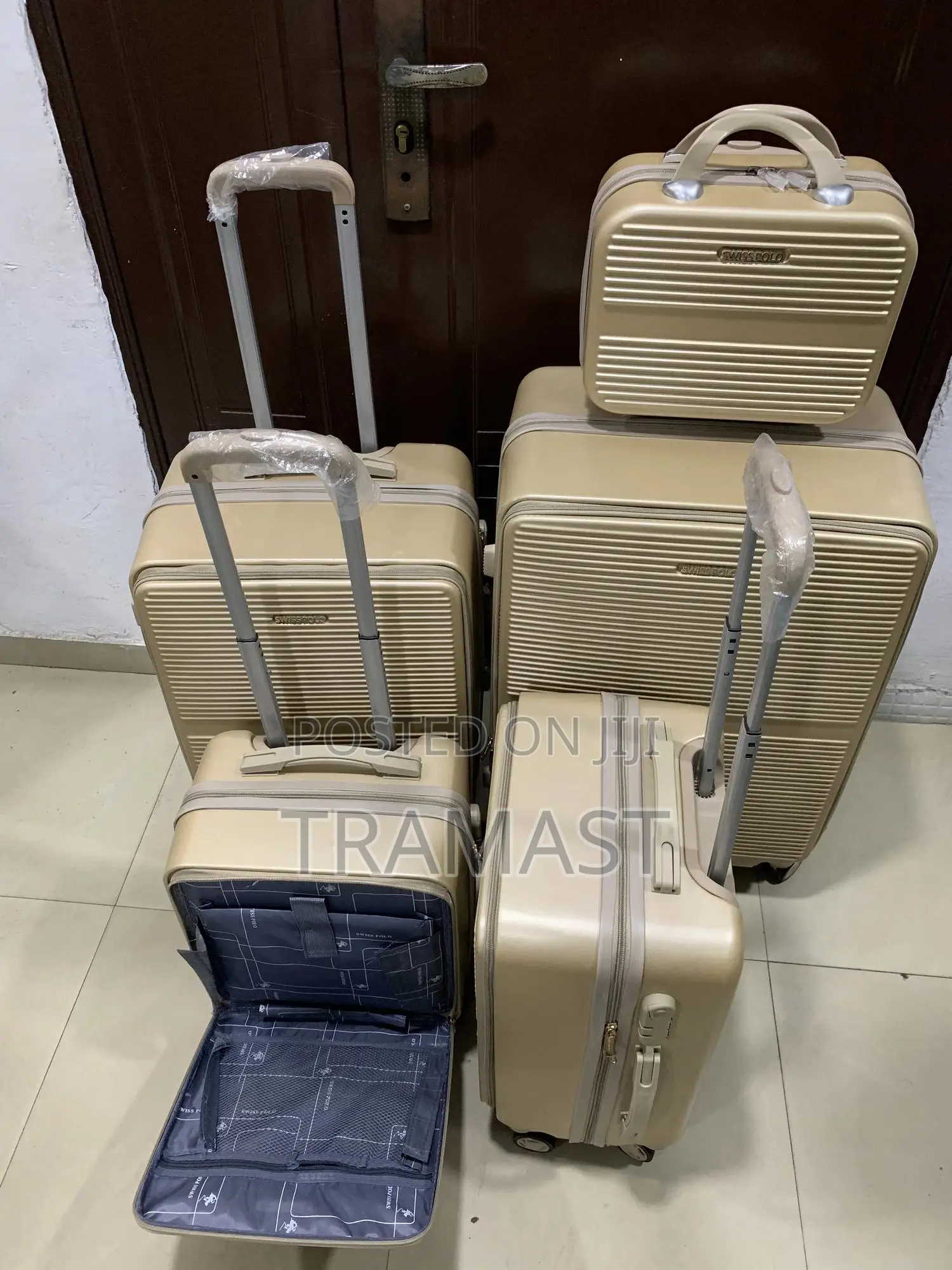 Durable Plastic Swiss Polo Suitcases – 5 Set For All Your Trips