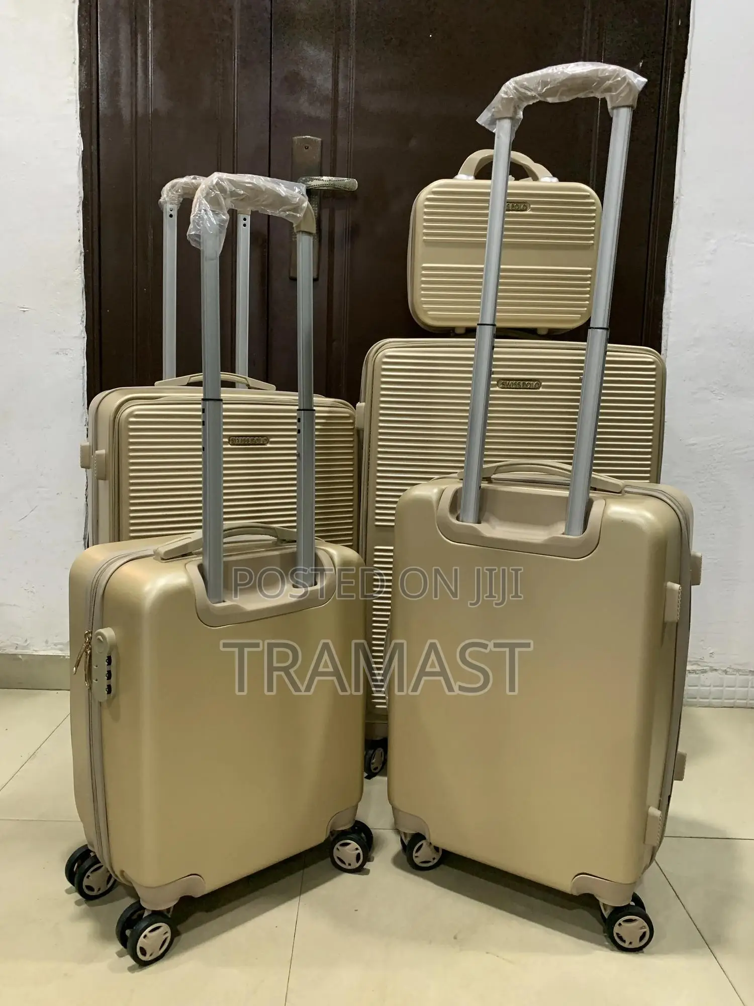 Durable Plastic Swiss Polo Suitcases – 5 Set For All Your Trips