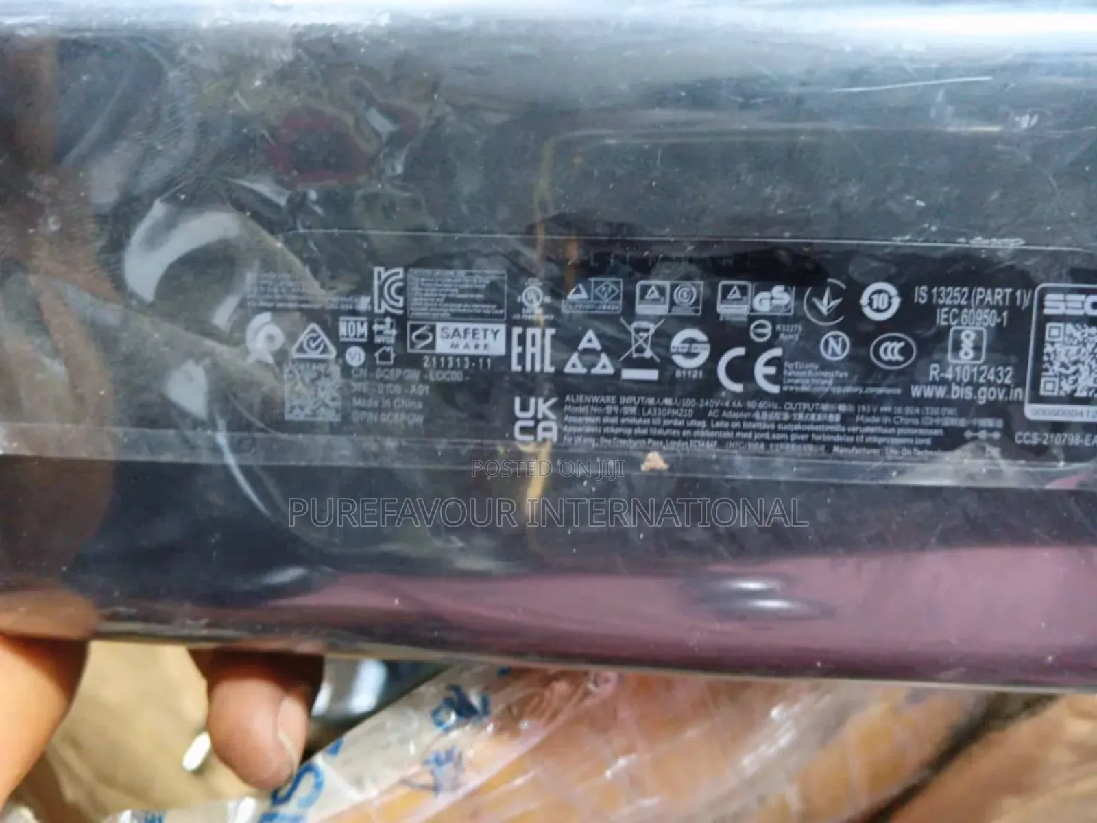 Uk Used Dell Alienware 330w Laptop Adapter 19.5v 16.9a Smooth Body