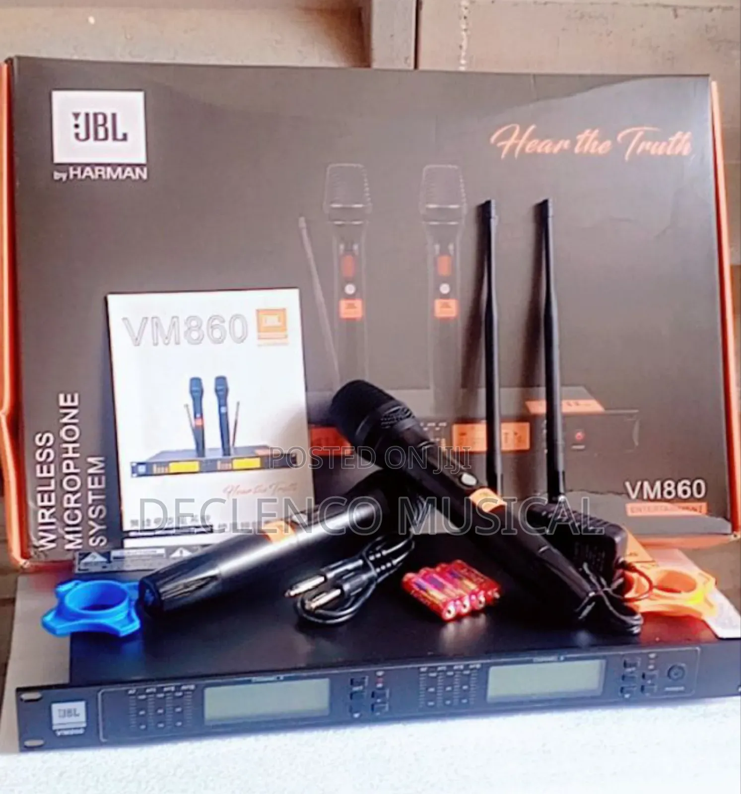 JBL Vm860 Wireless Microphone With Quality Sound