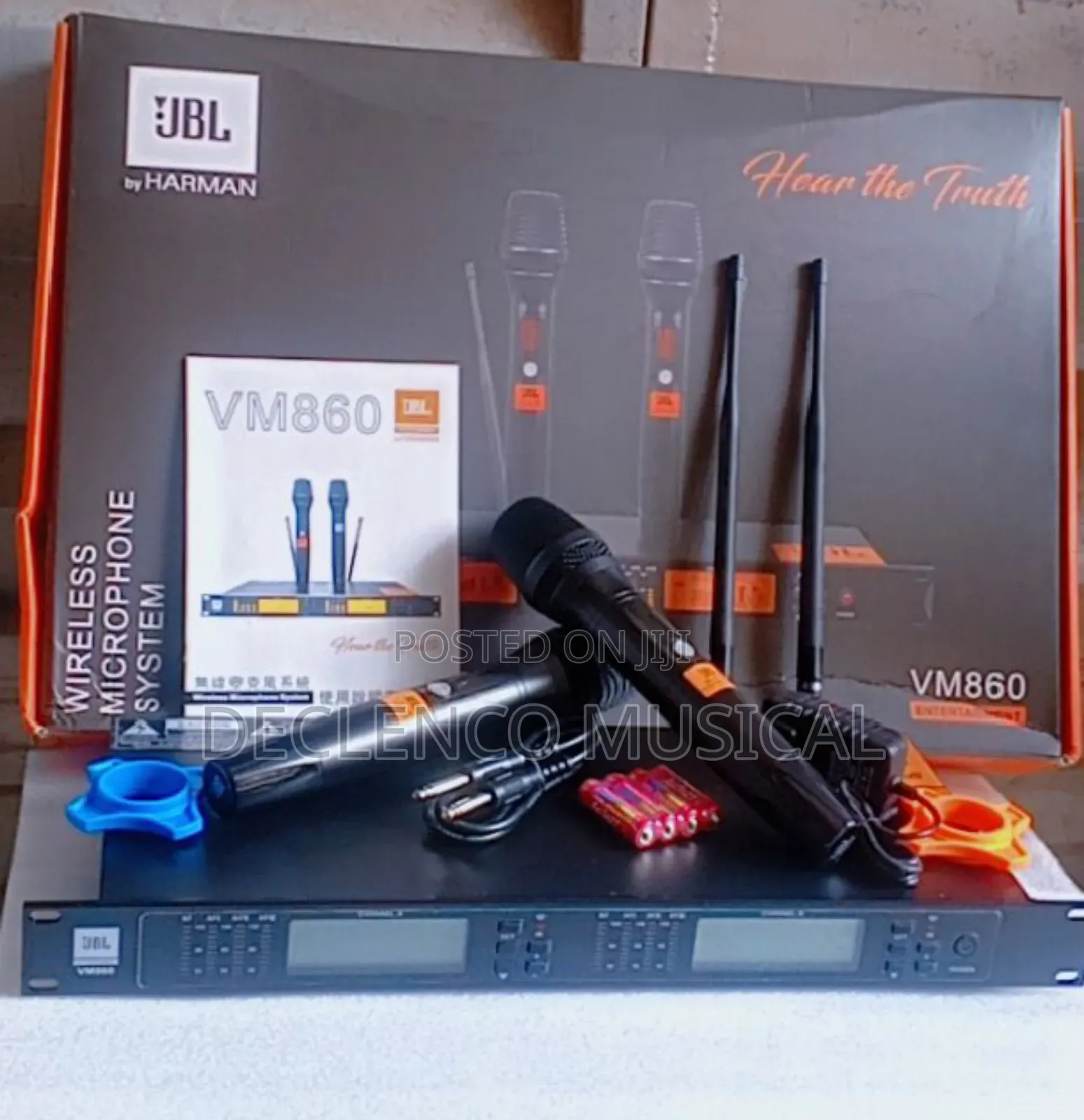 JBL Vm860 Wireless Microphone With Quality Sound