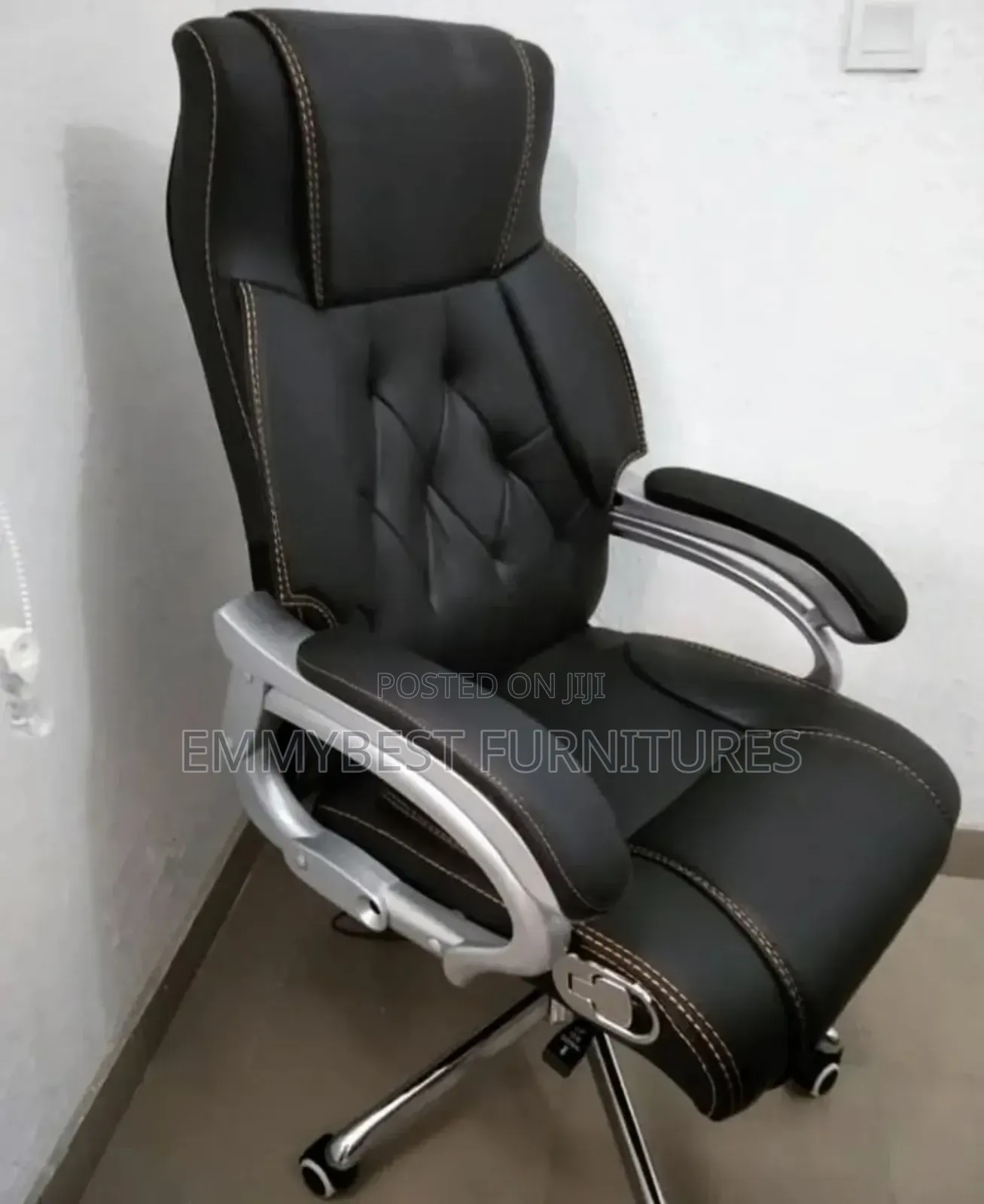 Newly Designed Leather Office Chair, Reclining.