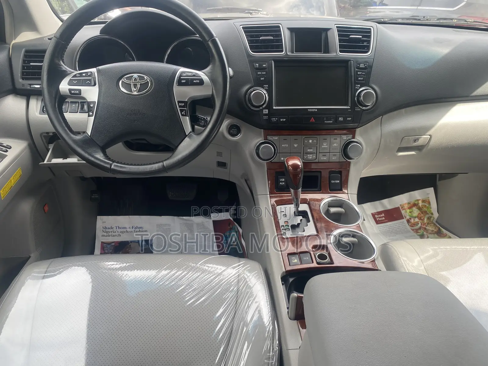 Toyota Highlander Limited 3.5l 4WD 2013 Gray