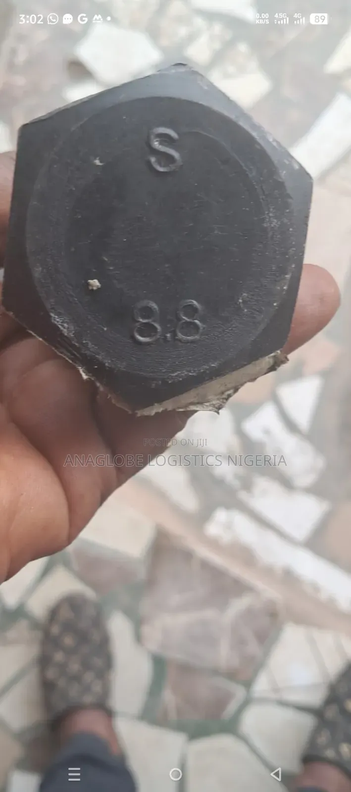 M36x150 Grade 10.9 Hexagonal Bolt Nut Carbon Steel