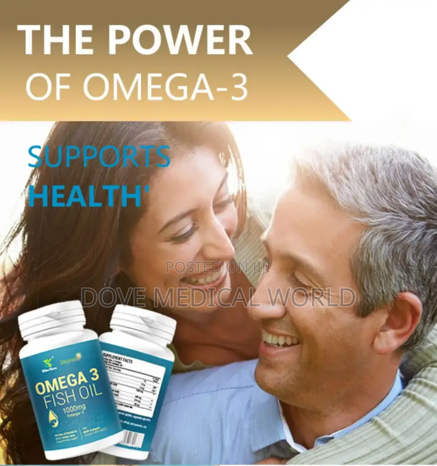 Omega-3 Fish Oil Capsule With Epa and Dha (100 Softgels, 1000mg)