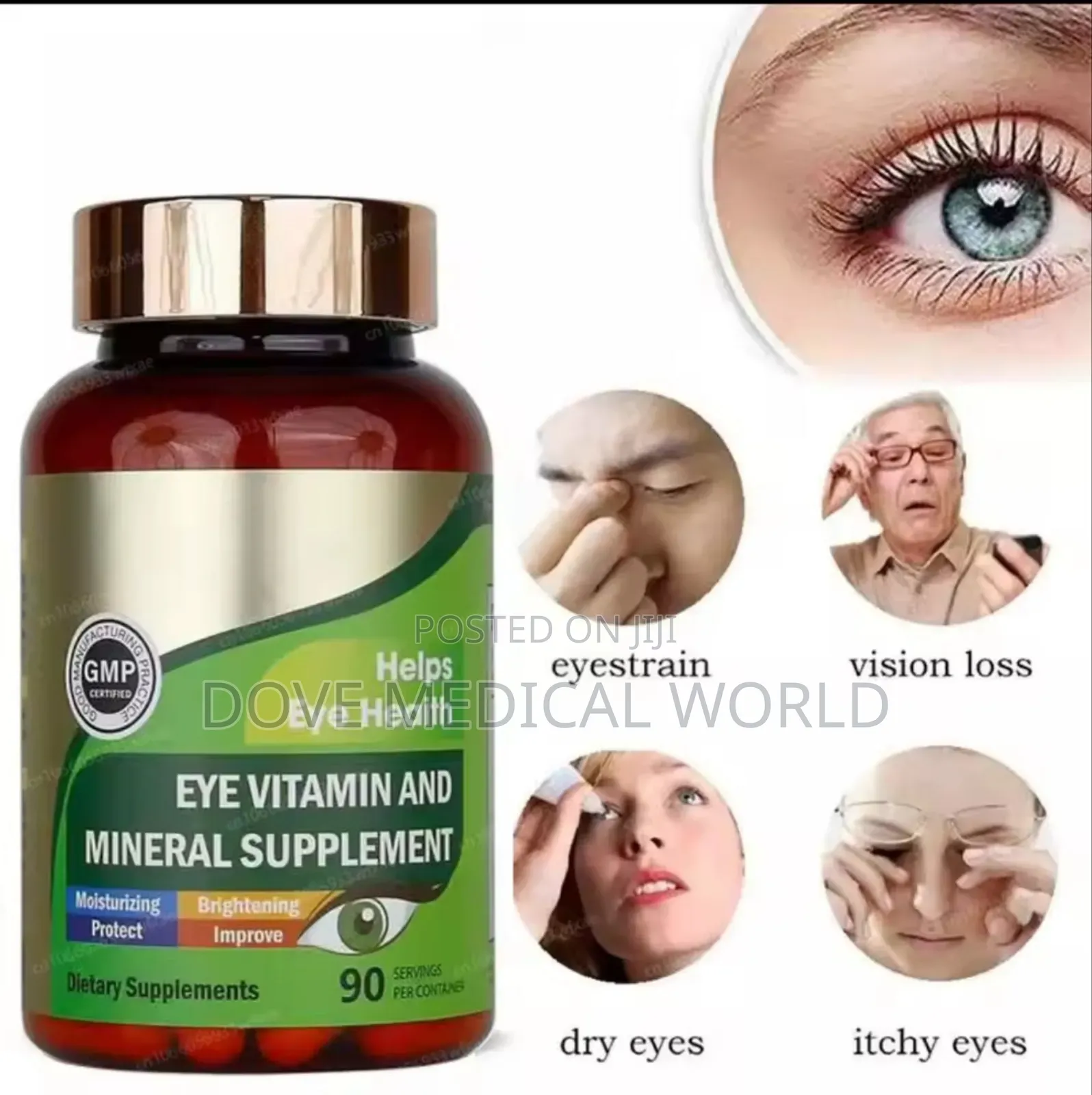 Eye Health Capsule With Vitamins and Minerals (90 Capsules)