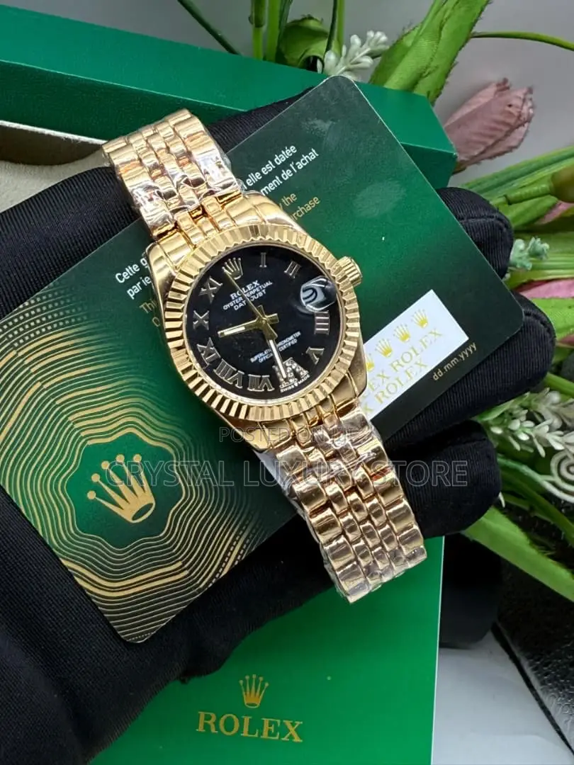 Rolex Quality Men Chain Strap Wristwatch