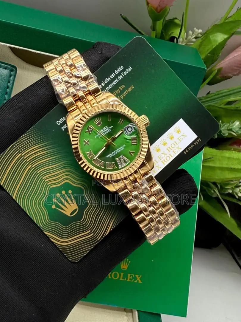 Rolex Quality Men Chain Strap Wristwatch