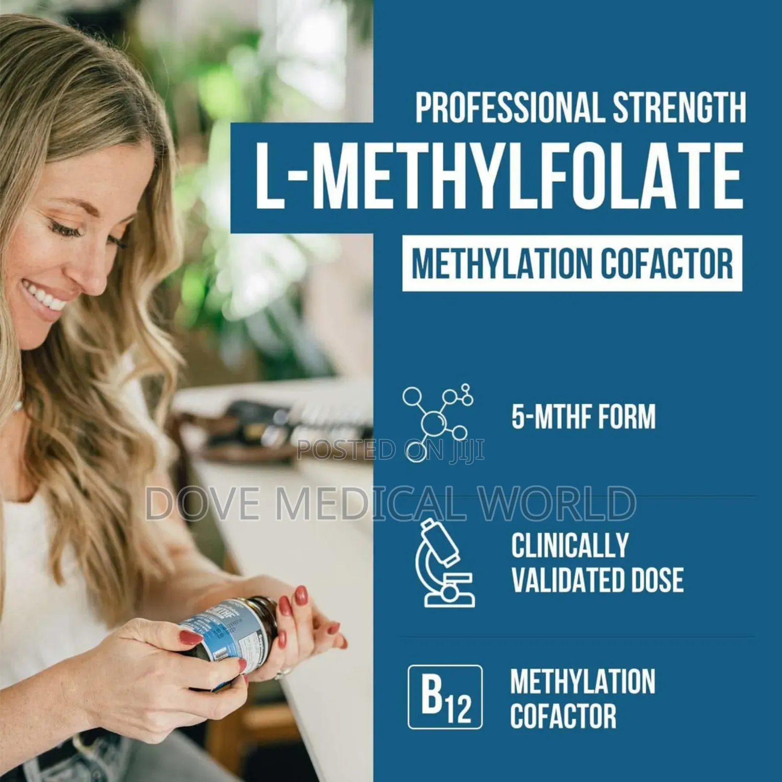 L-Methylfolate 5-MTHF Capsule With Methyl B12