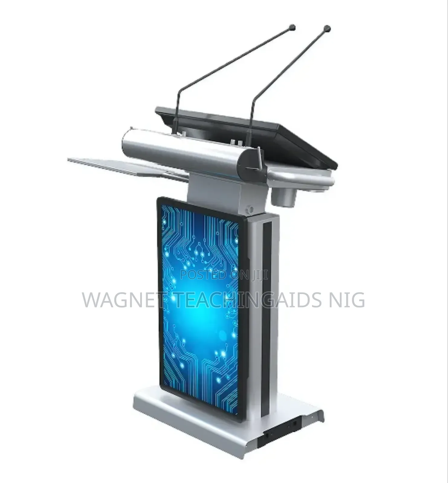Dual Screen Aluminum Lectern