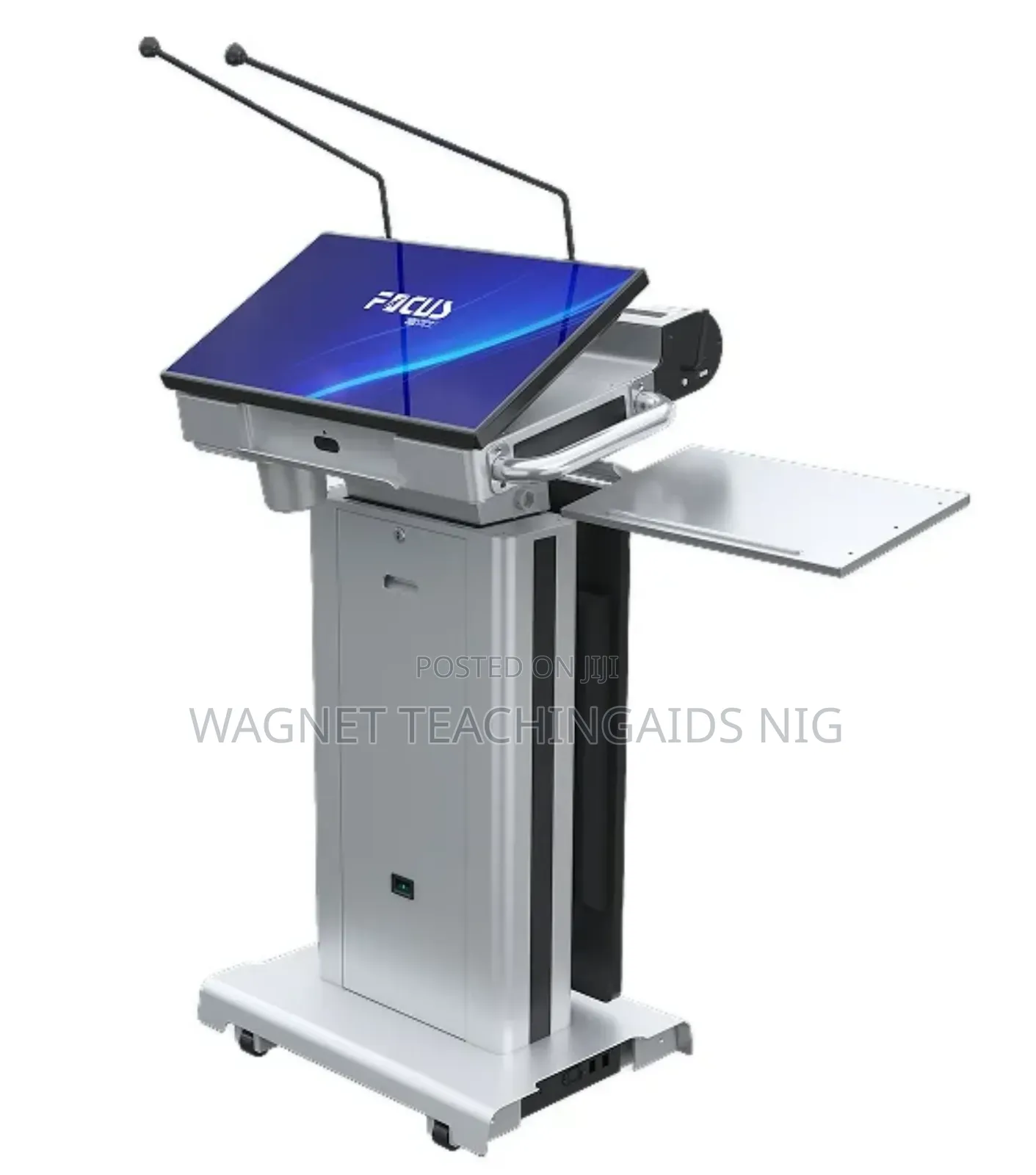 Dual Screen Aluminum Lectern