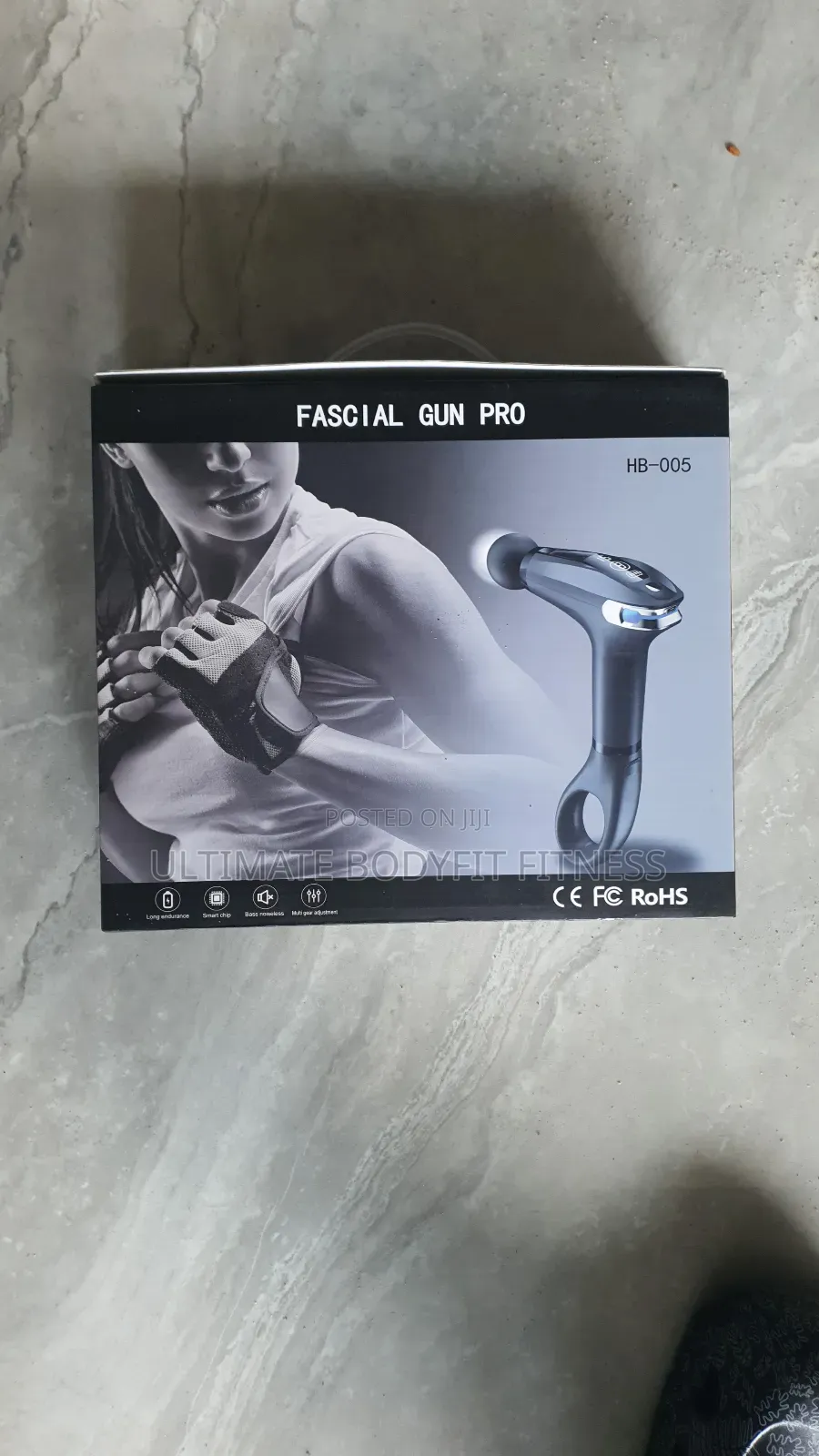 Brand New Fascial Pro Hb-005 Gun Deep Muscle Massager With Large Led