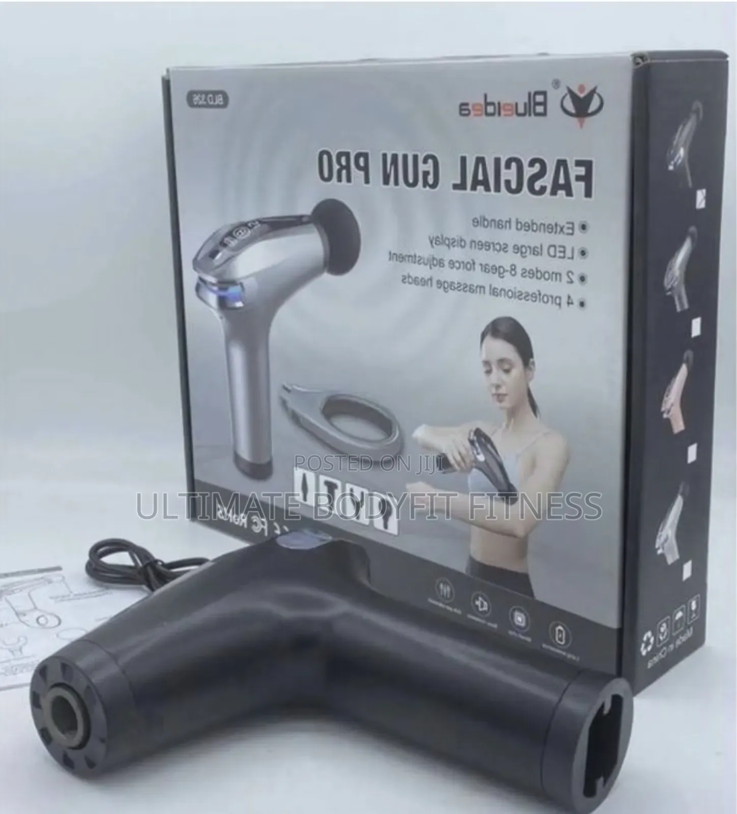 Brand New Fascial Pro Hb-005 Gun Deep Muscle Massager With Large Led