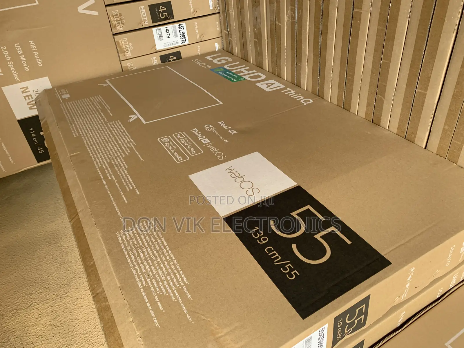 55 Inches Smart Lg Frameless Television Available for Sale
