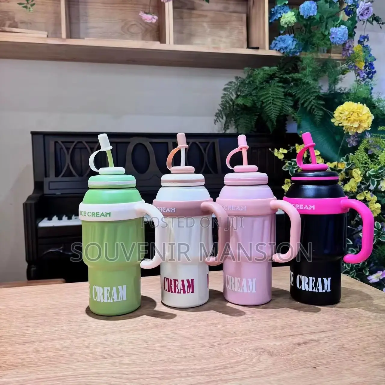 600ml Vacuum Insulated Cup With Straw
