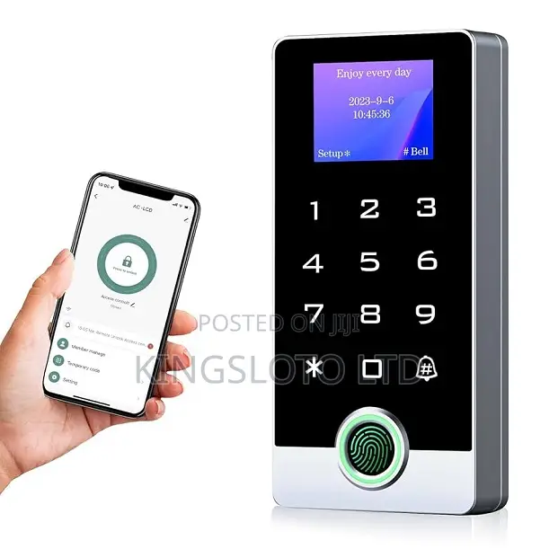 Standalone Tuya Wifi Access Control With Fingerprint Display