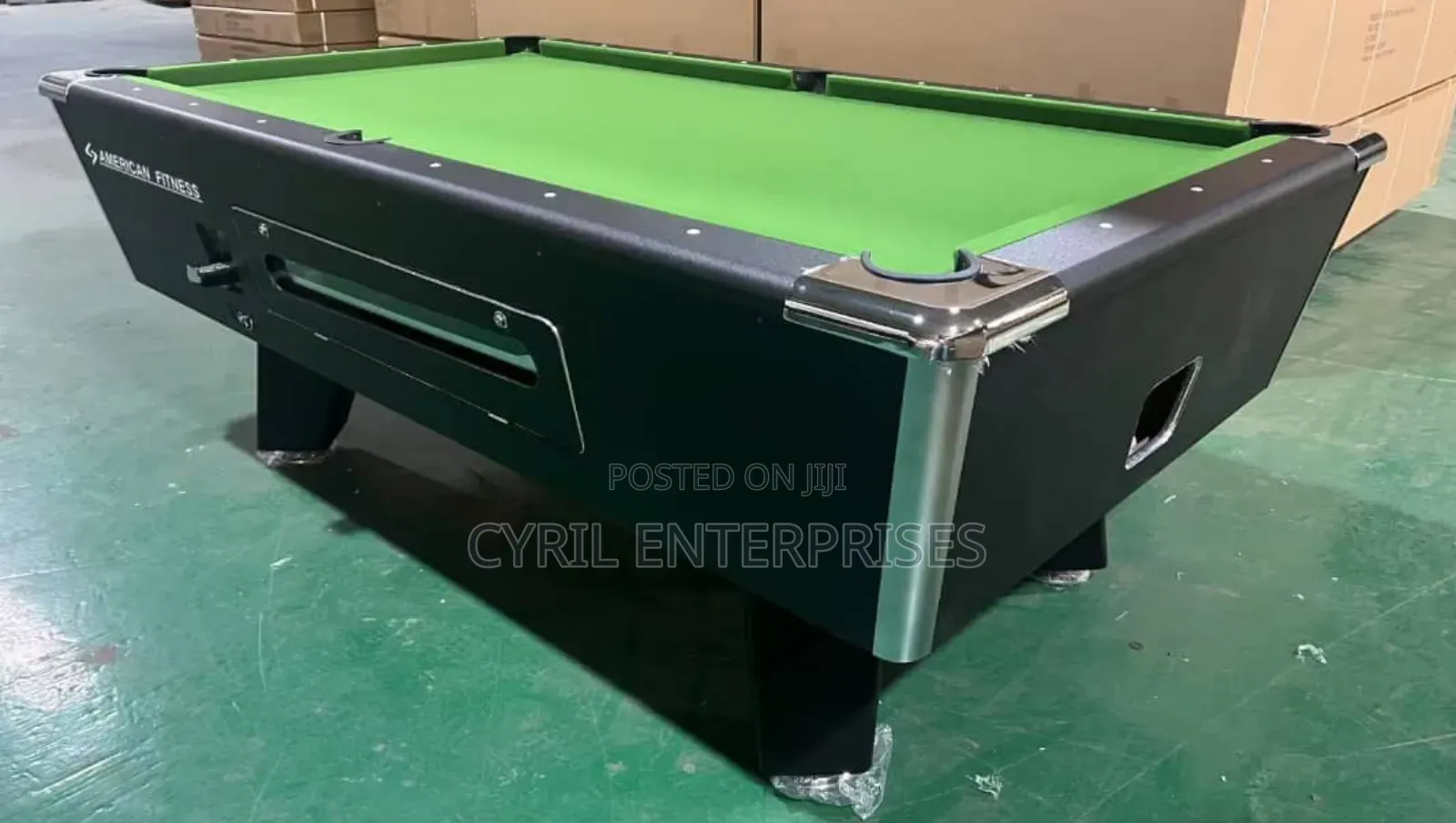 Snooker Tables With Coin and Marble American Fitness