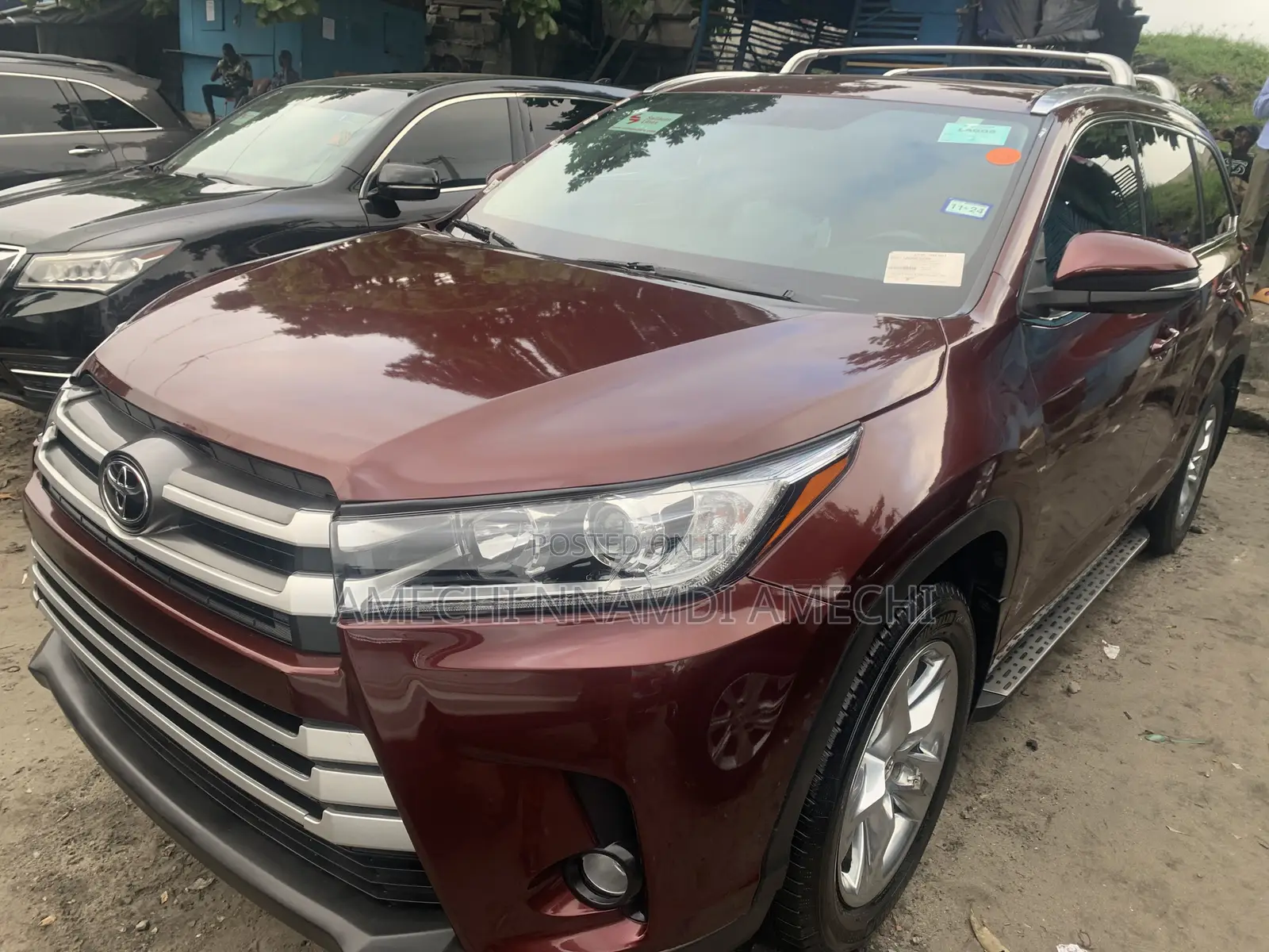 Toyota Highlander Limited V6 4x4 (3.5L 6cyl 6A) 2016 Red