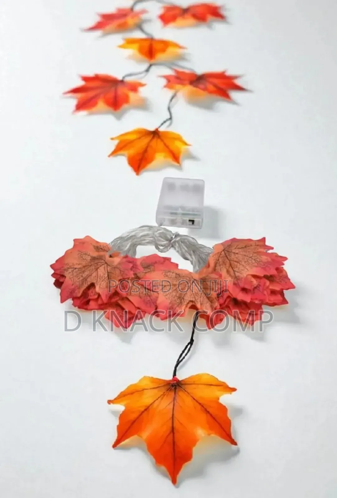 Maple Leaves String Lights Led Fall Lighted Garland Thanksg