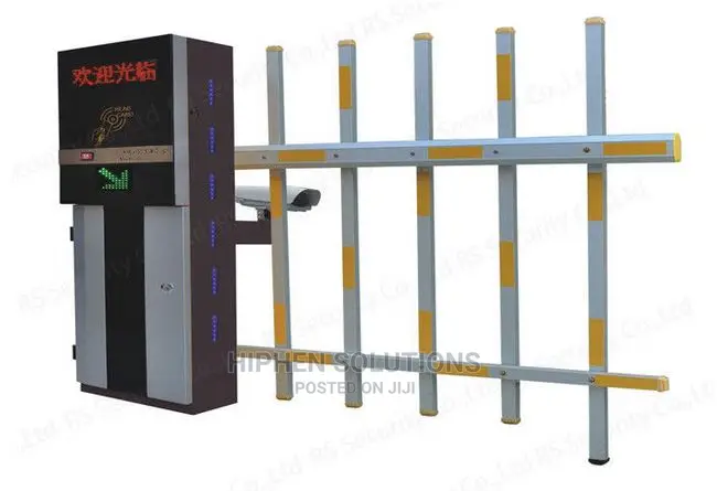 Automated Boom Barrier Gate Remote Control Metal Boom Door