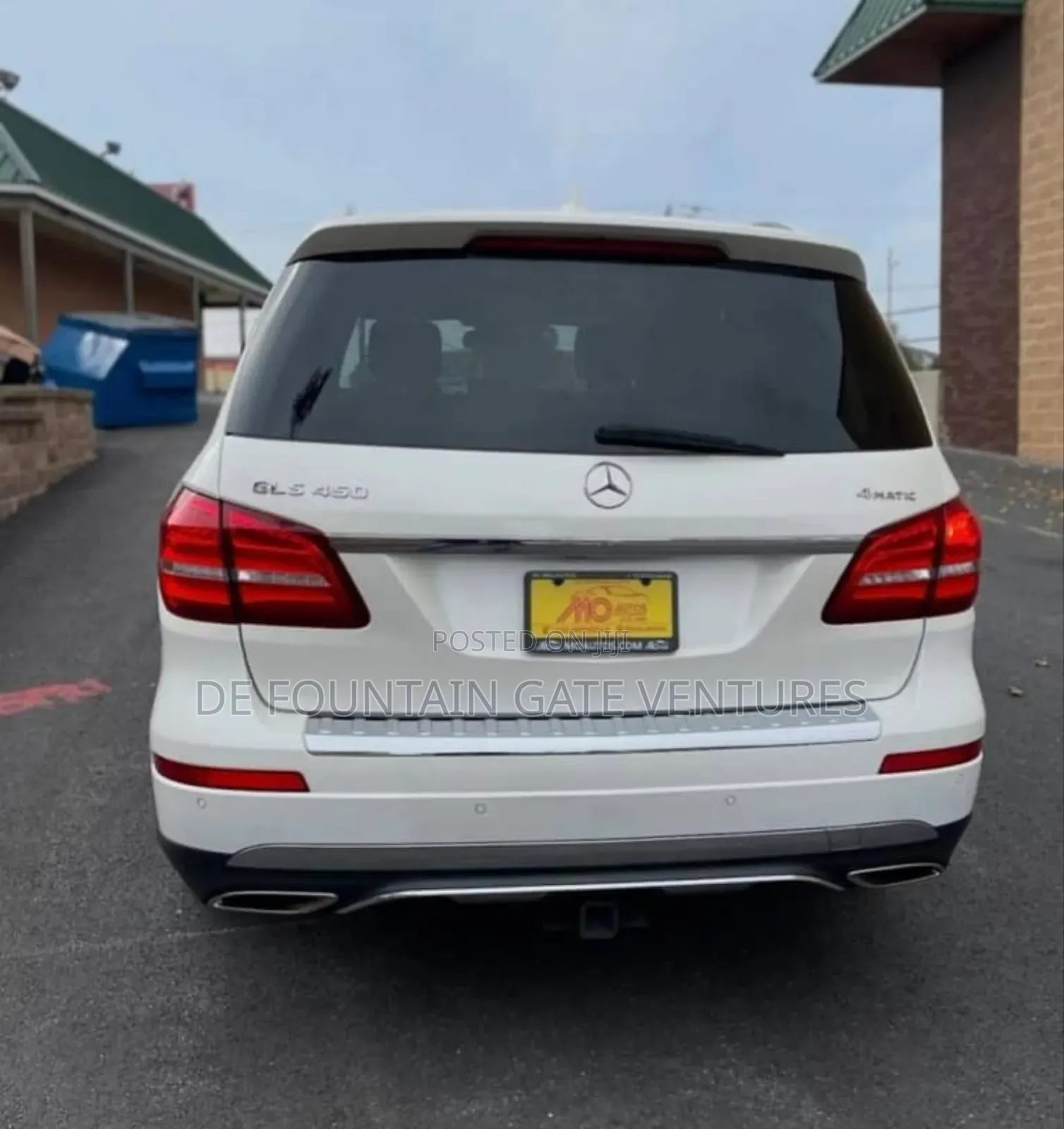 Mercedes-Benz GLS-Class GLS450 4Matic 2017 White