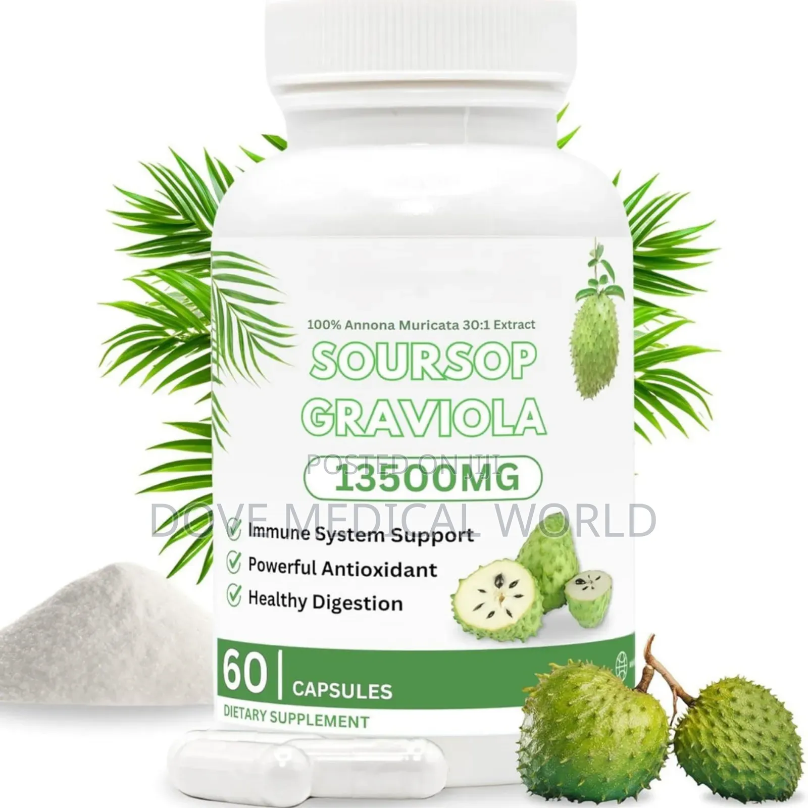 Soursop Graviola Capsules (13500mg)