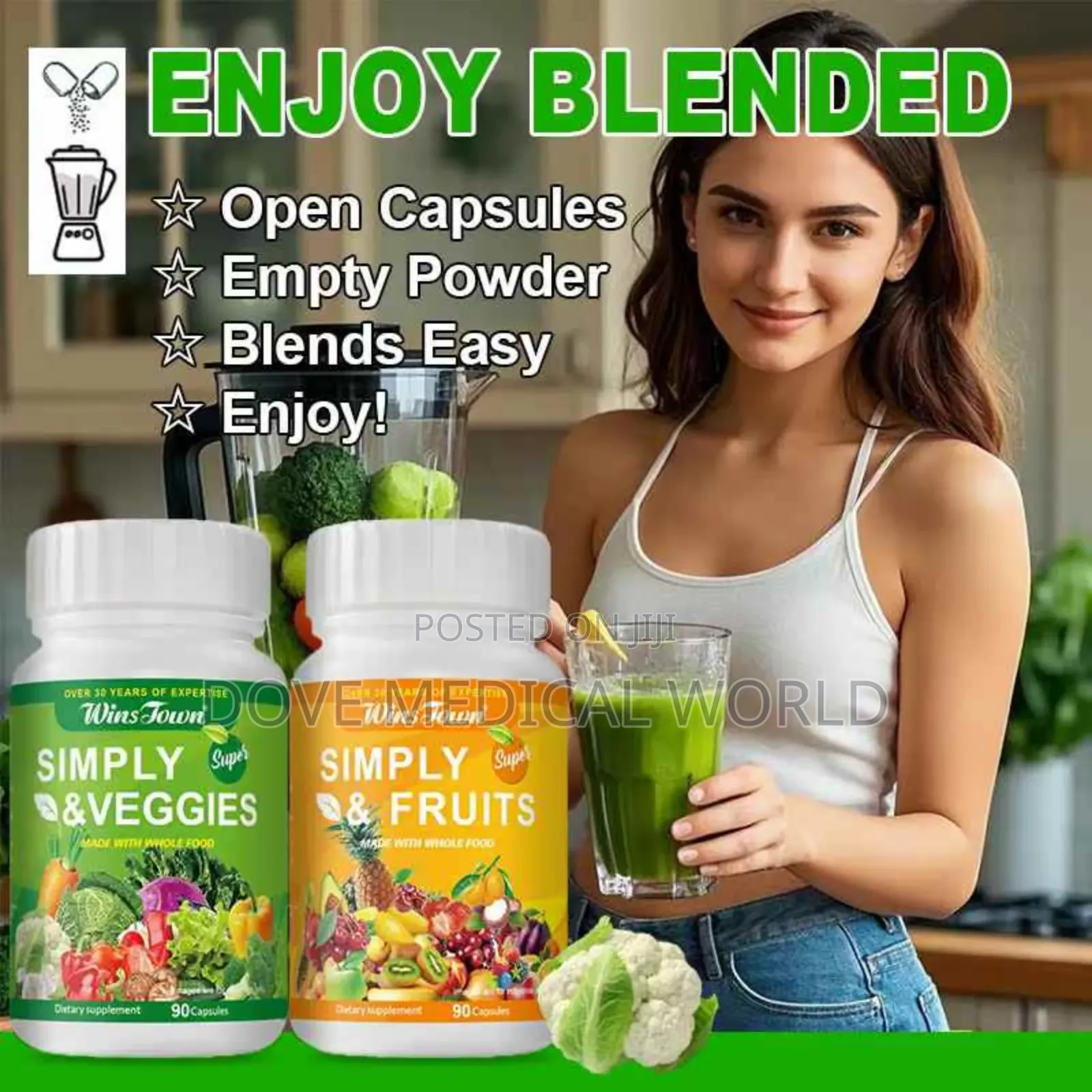 Simply Fruits And Veggies Capsules (2 Bottles)
