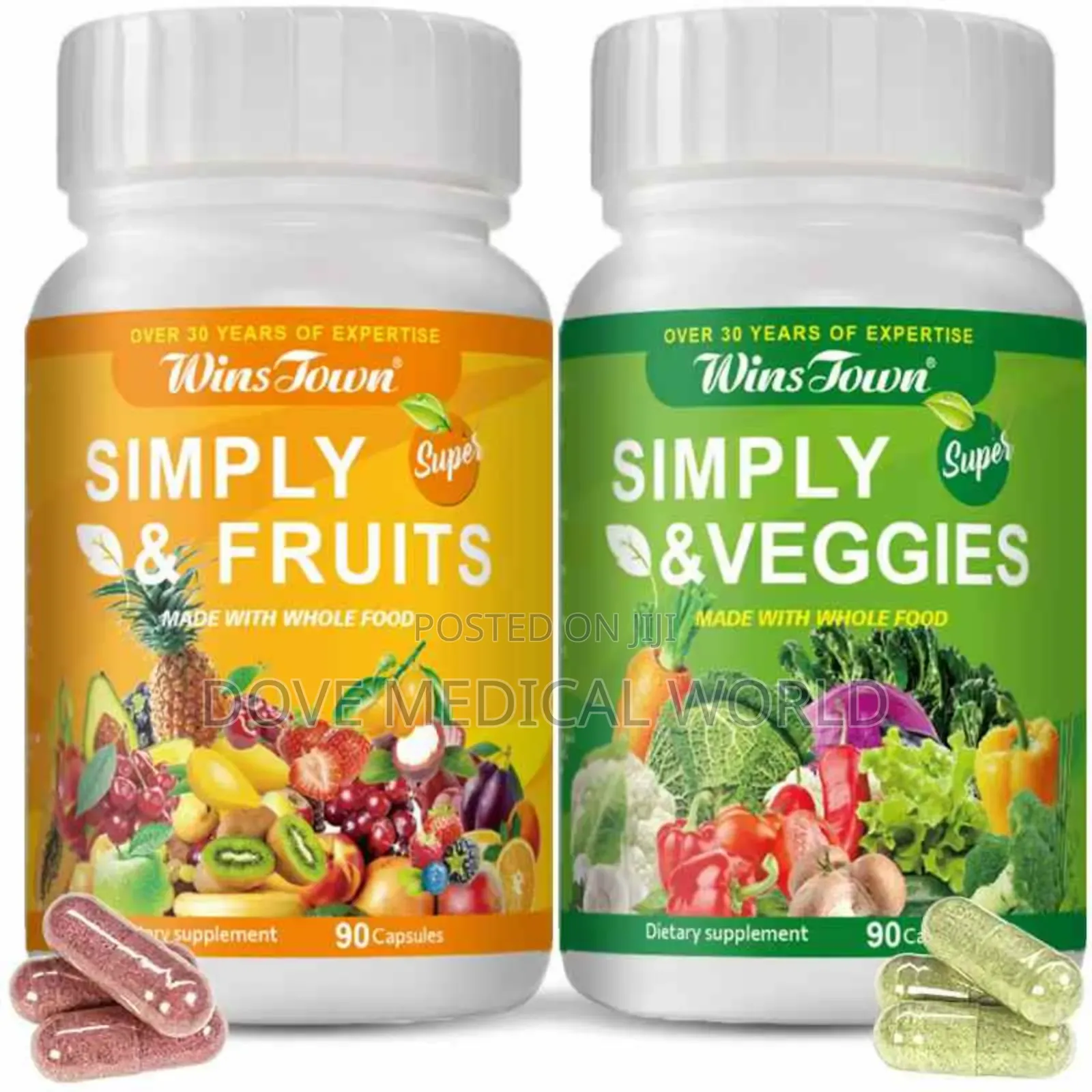 Simply Fruits And Veggies Capsules (2 Bottles)
