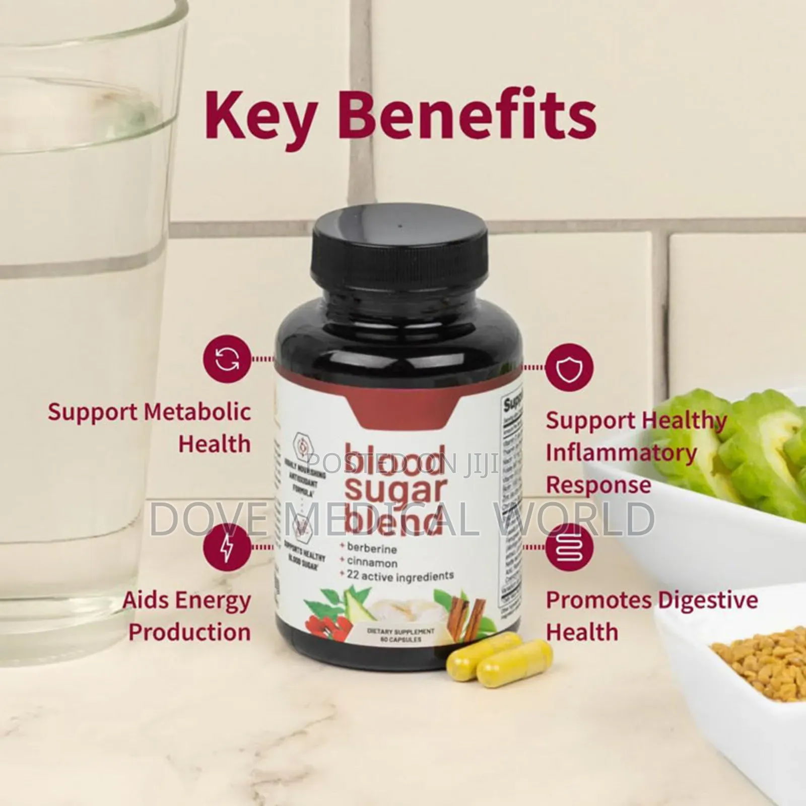 Blood Sugar Blend Capsule With Berberine