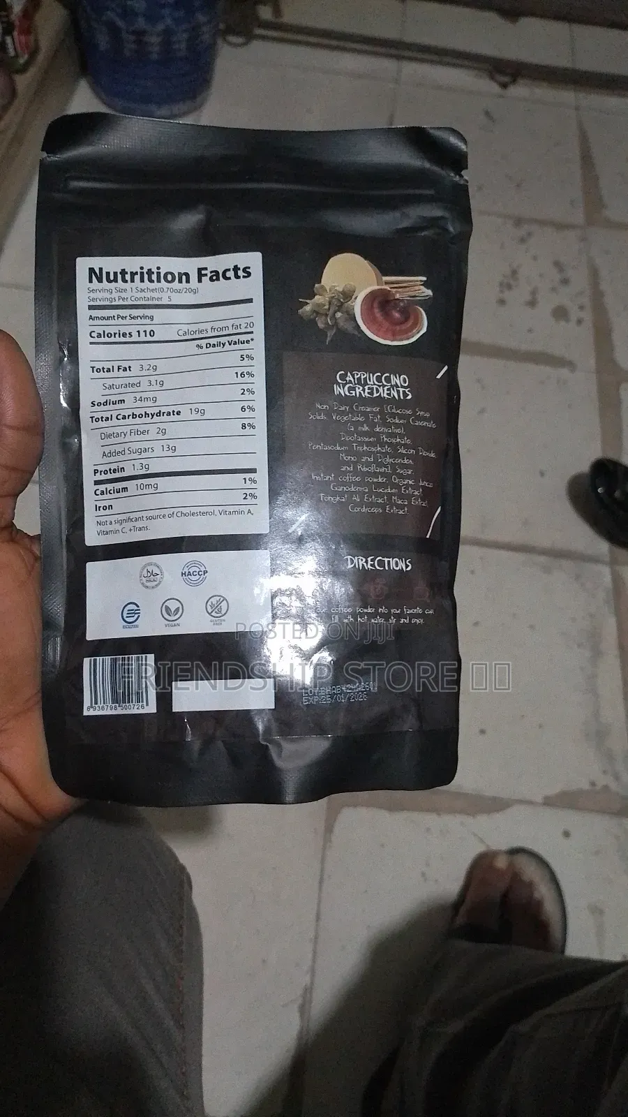 Man Power Cappuccino Coffee 