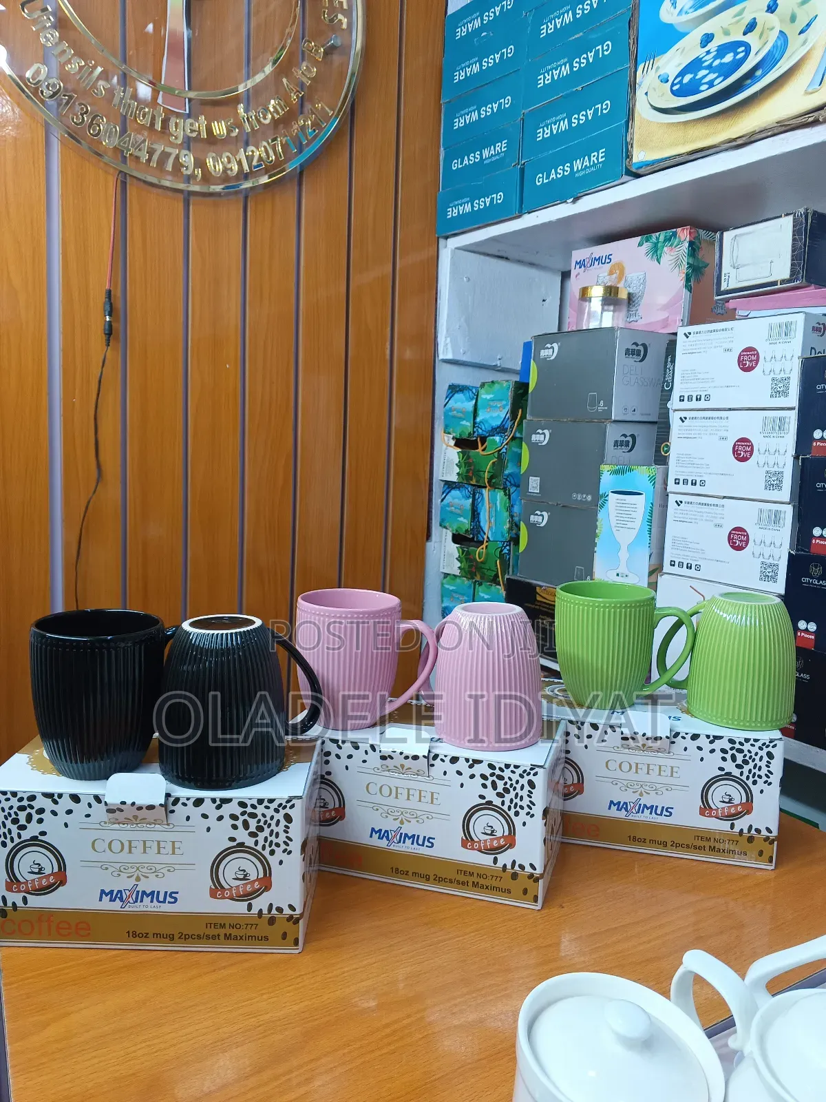 2pcs Mug Available in Different Colors
