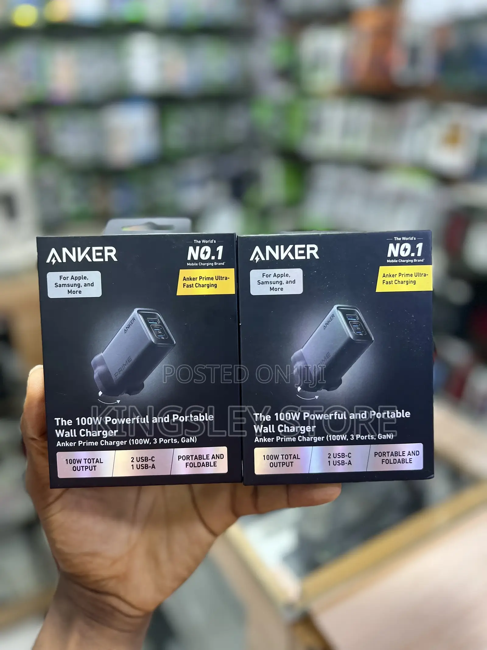 Anker Prime Charger (100w, 3 Ports, Gan)