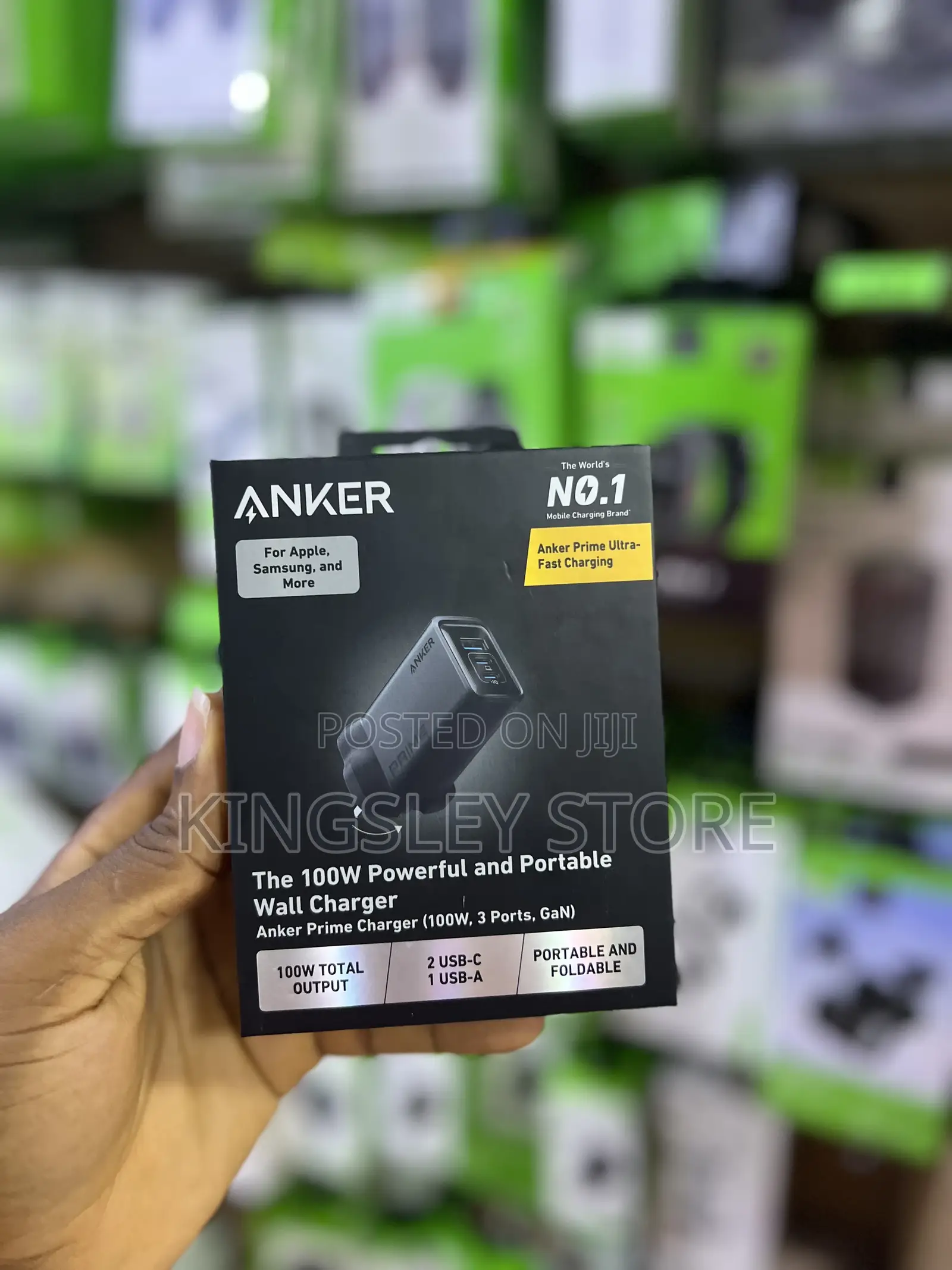Anker Prime Charger (100w, 3 Ports, Gan)