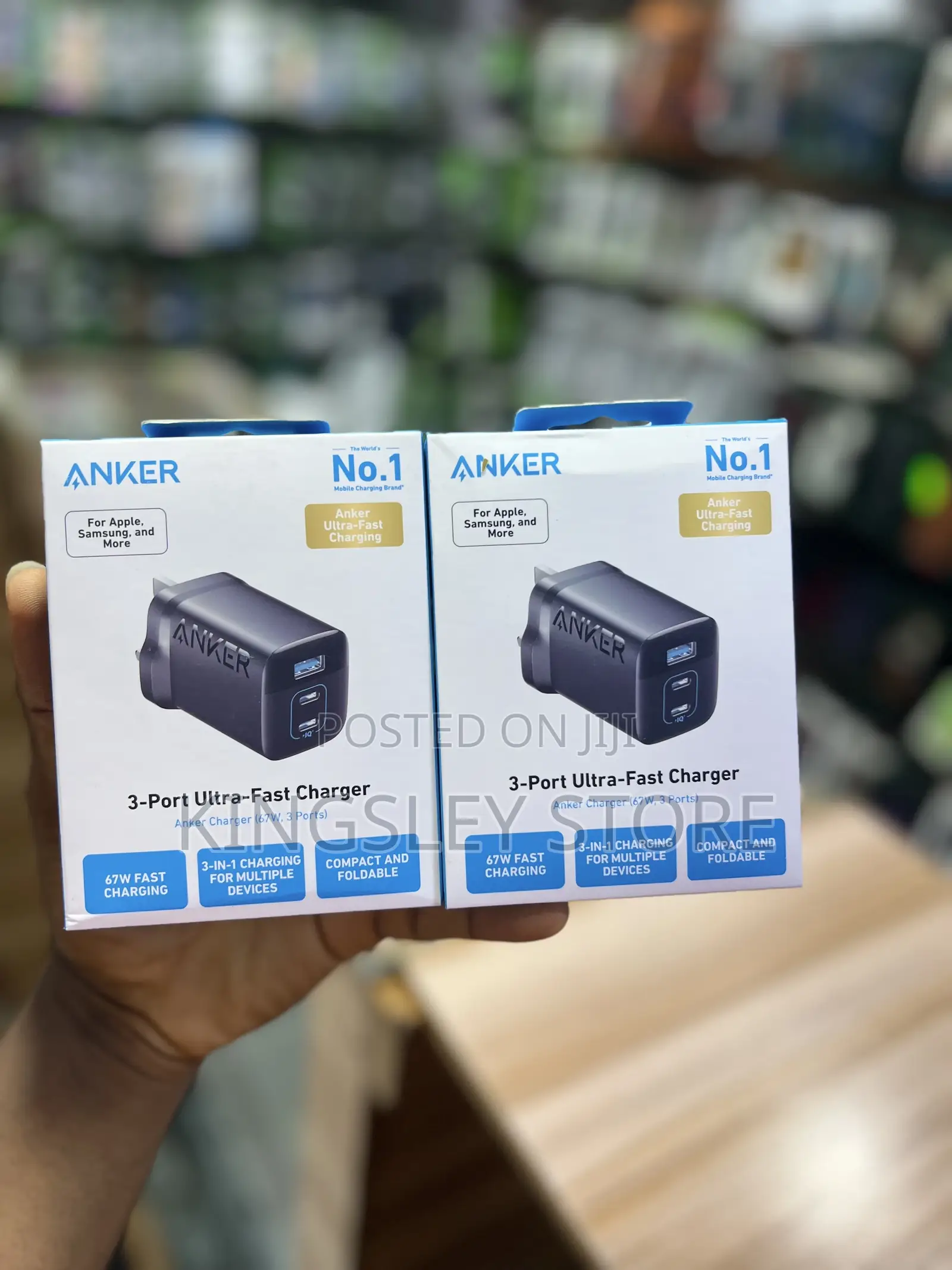 Anker 3ports Ultra Fast Charger 67w