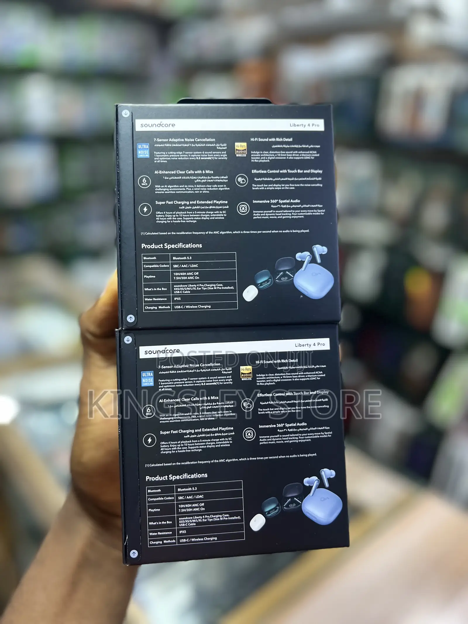 Soundcore Liberty 4 Pro by Anker, Noise Cancelling Wireless Earbuds
