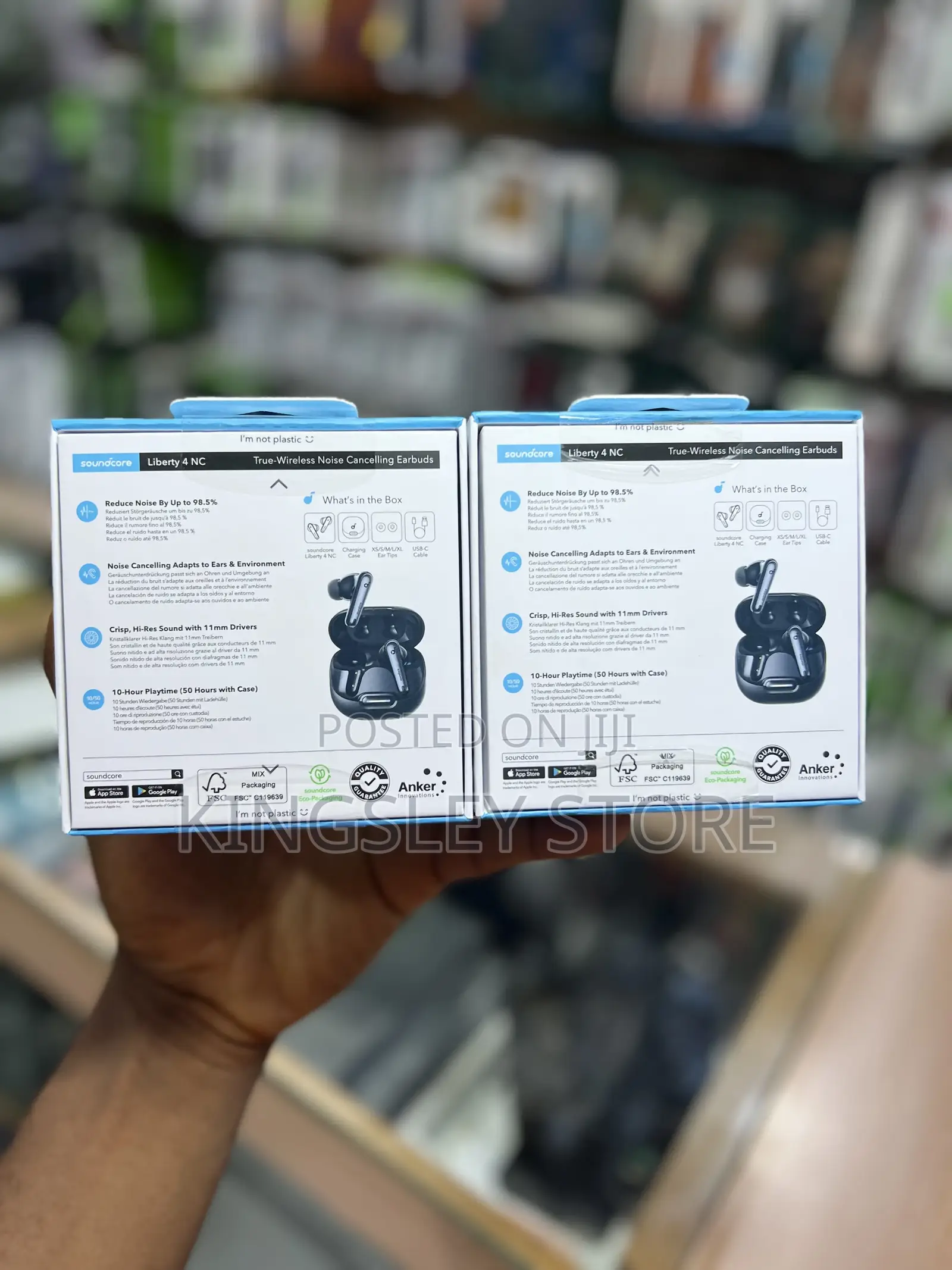 Soundcore by Anker Liberty 4 Nc Wireless Noisecancelling Earbuds 98.5%
