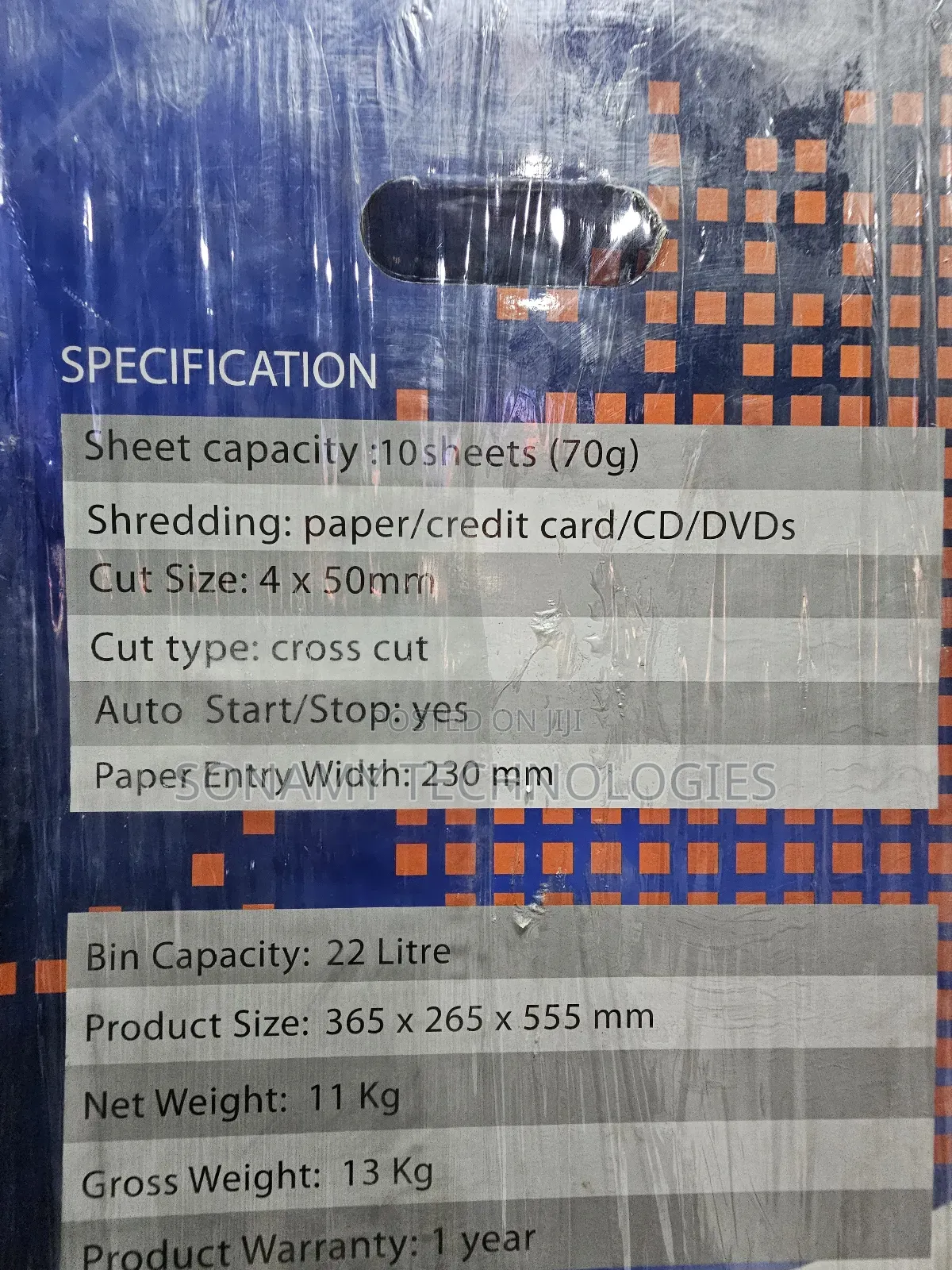 Sanyo Shredder SBS 650