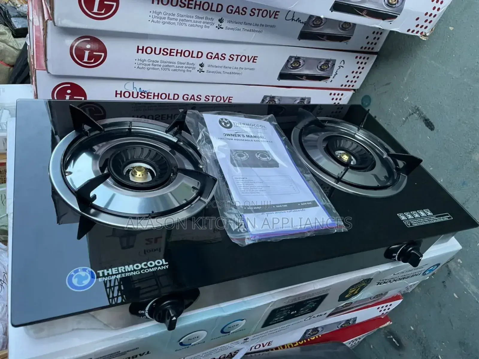 Original (T.E.C) Thermocool Glass Gas Cooker